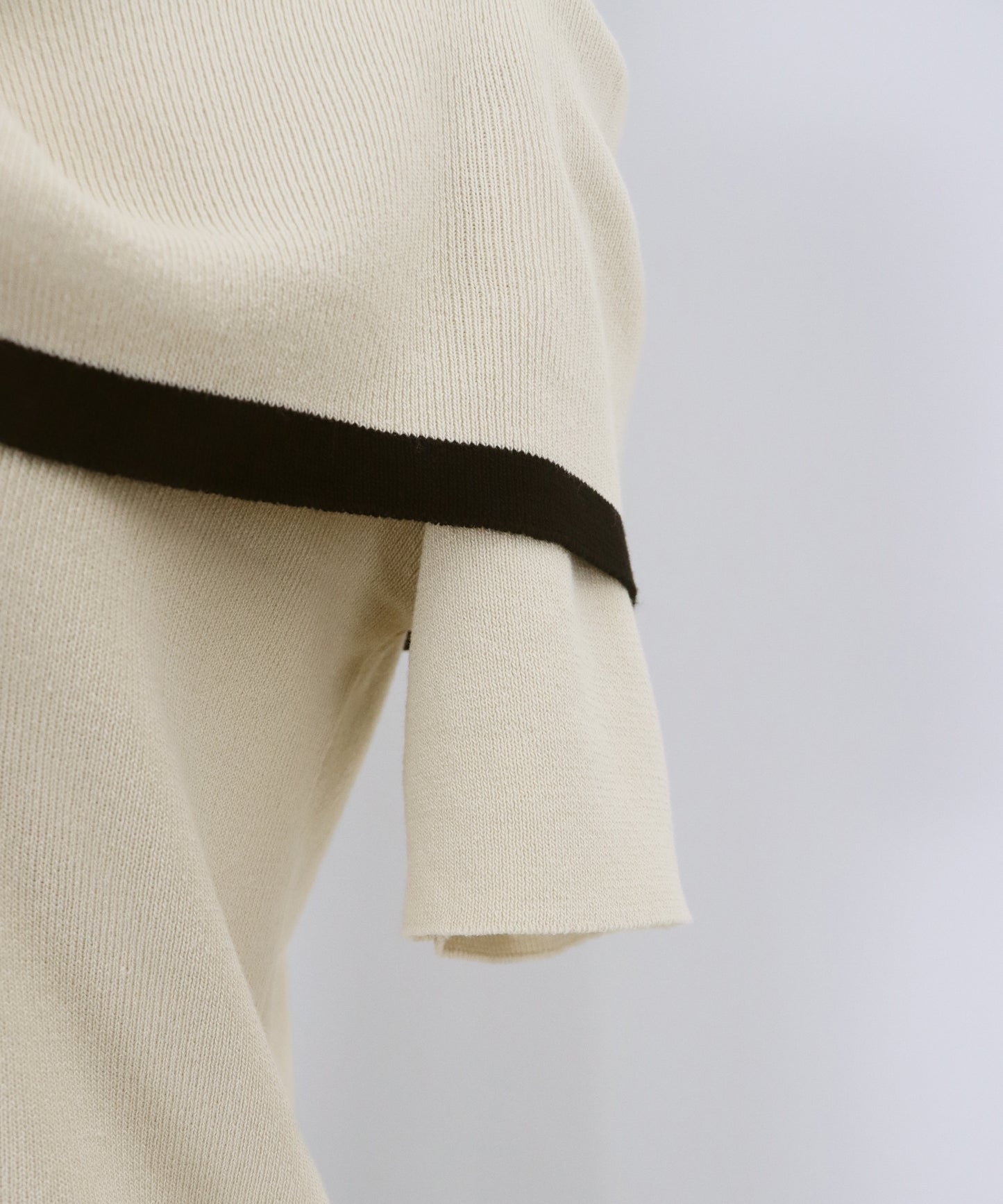 【TIME SALE】配色オフショルニット