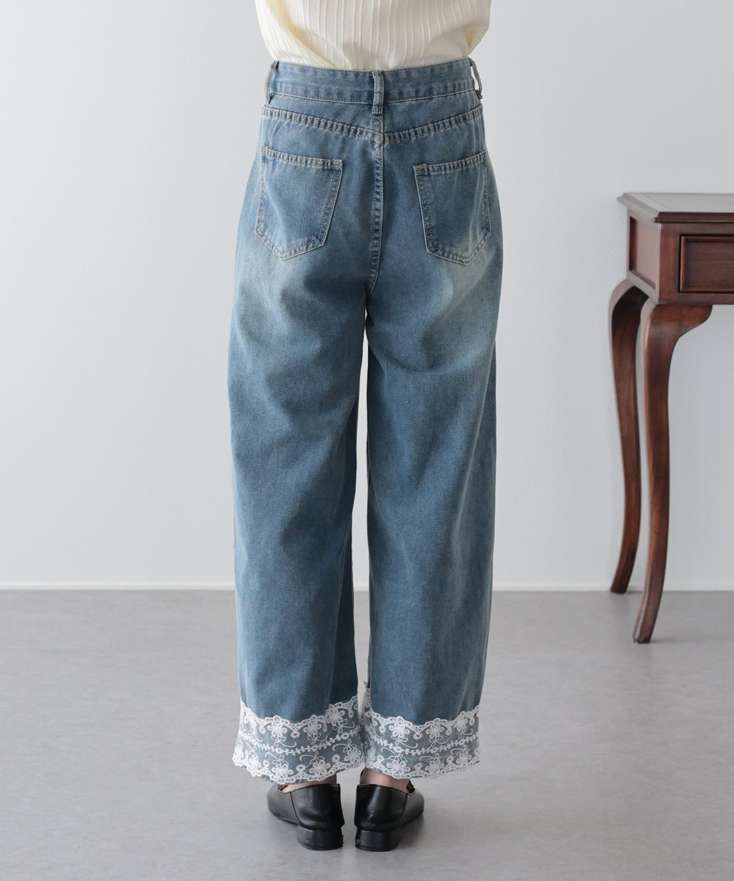 【早割5%OFF】ヘムレースデニム