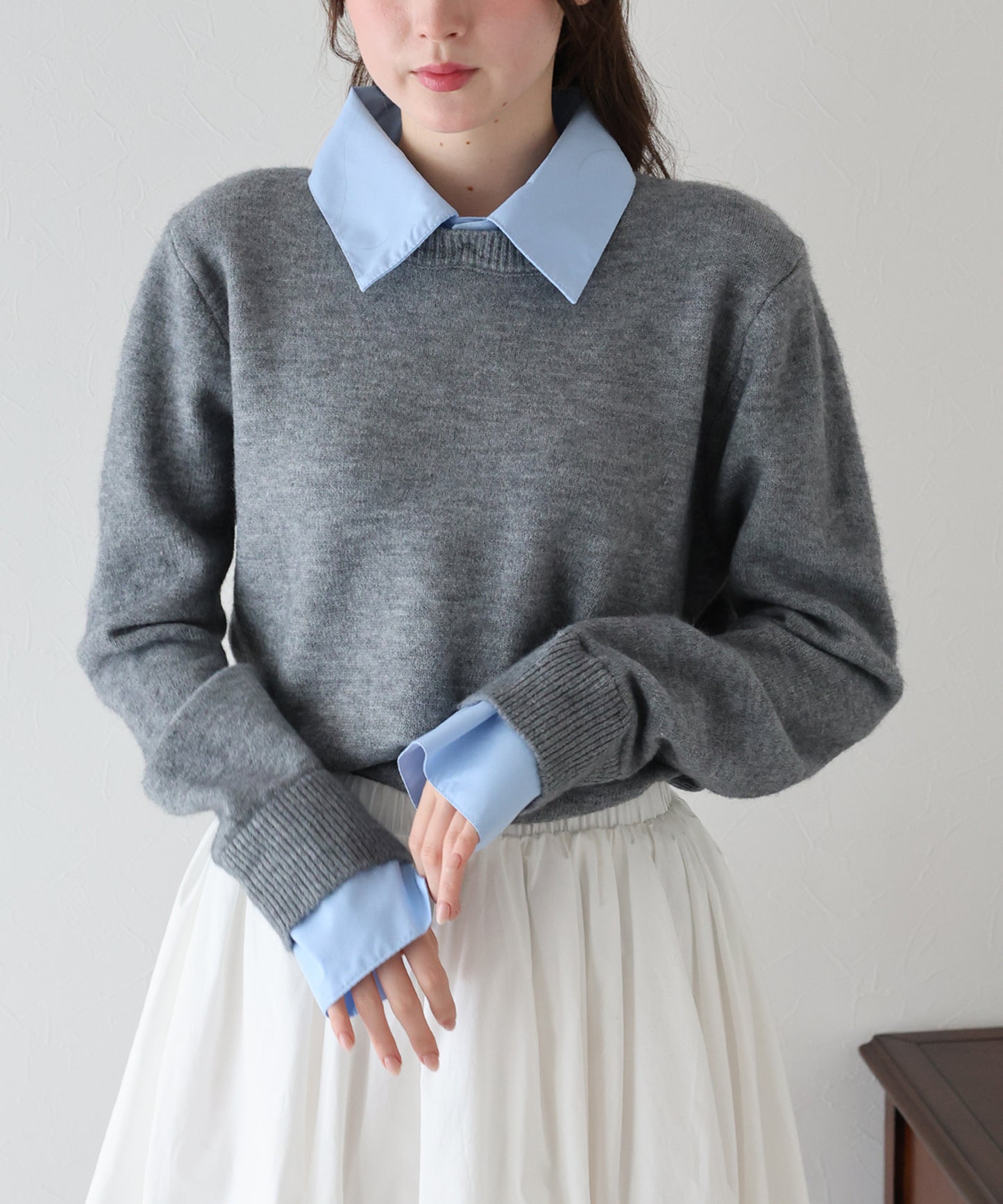 【早割5%OFF】シャツドッキングニット