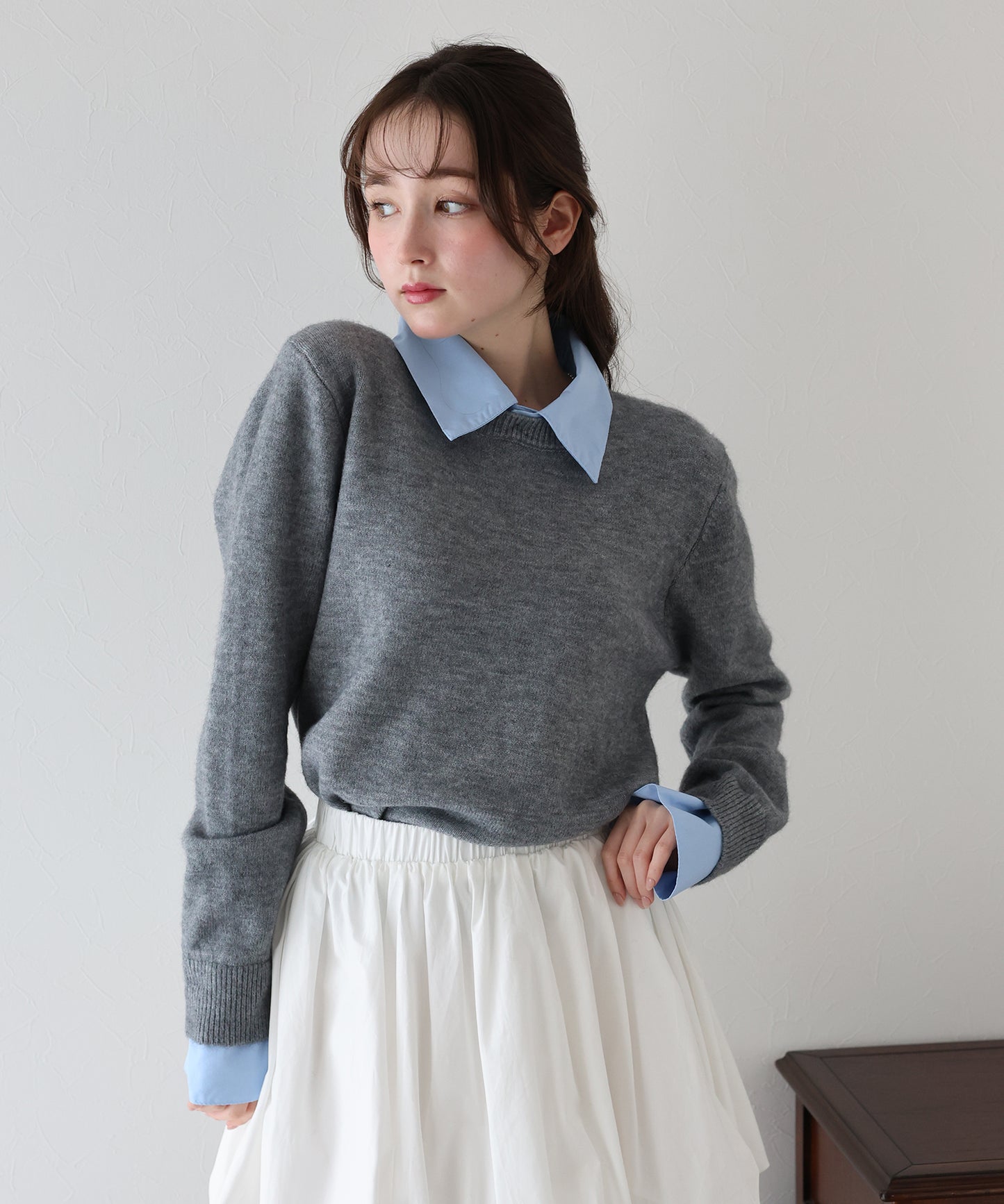 【早割5%OFF】シャツドッキングニット