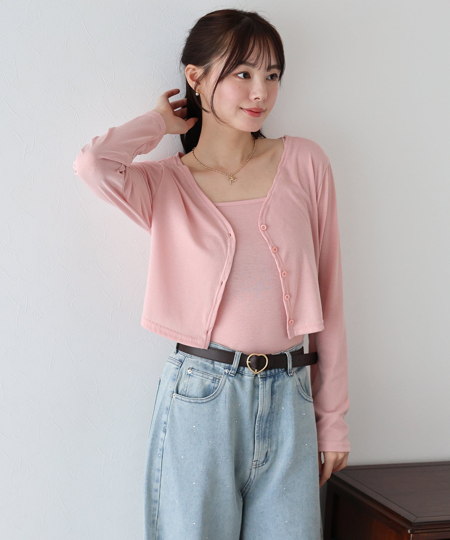 【SALE】キャミソール&カーデアンサンブル