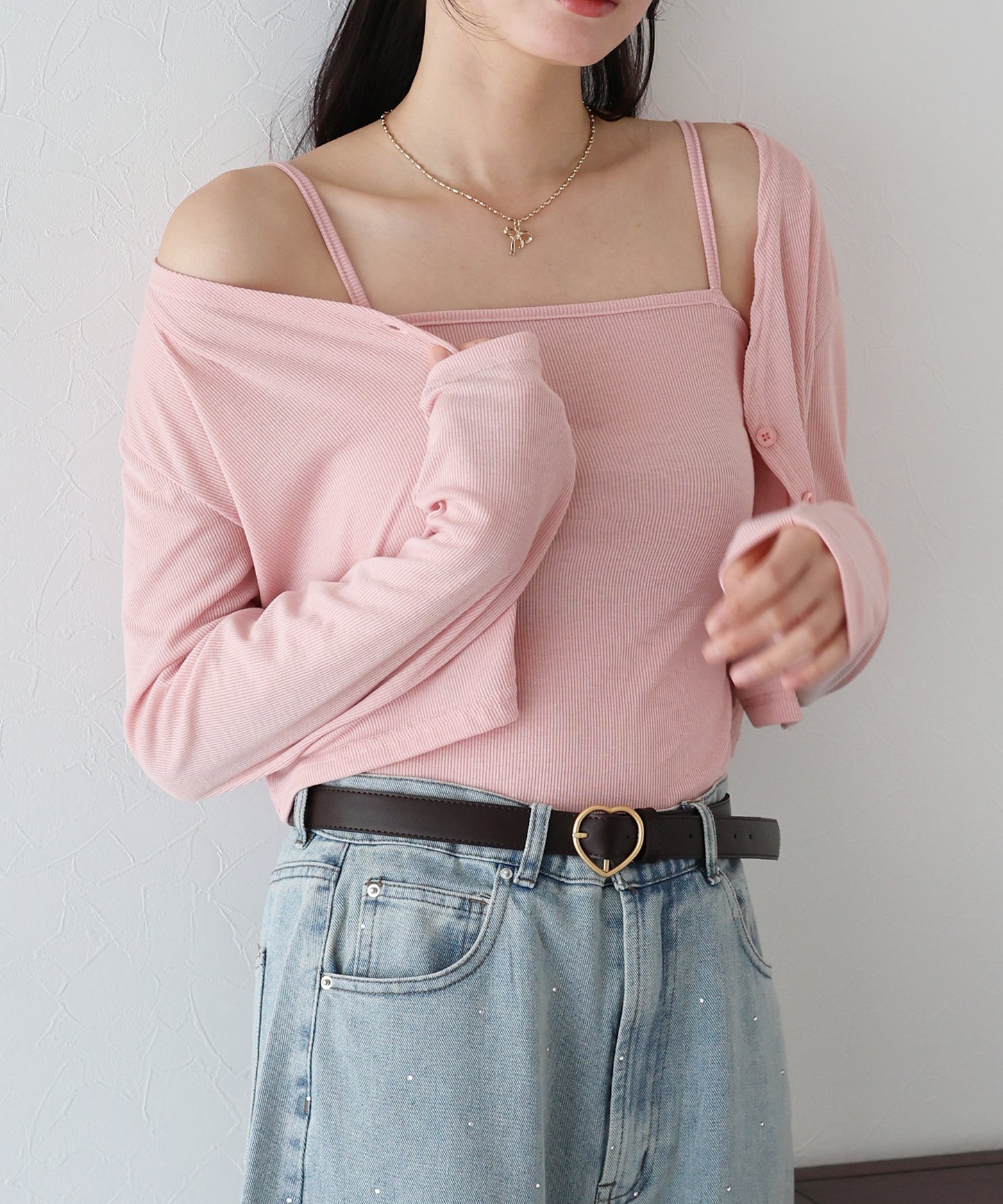 【SALE】キャミソール&カーデアンサンブル