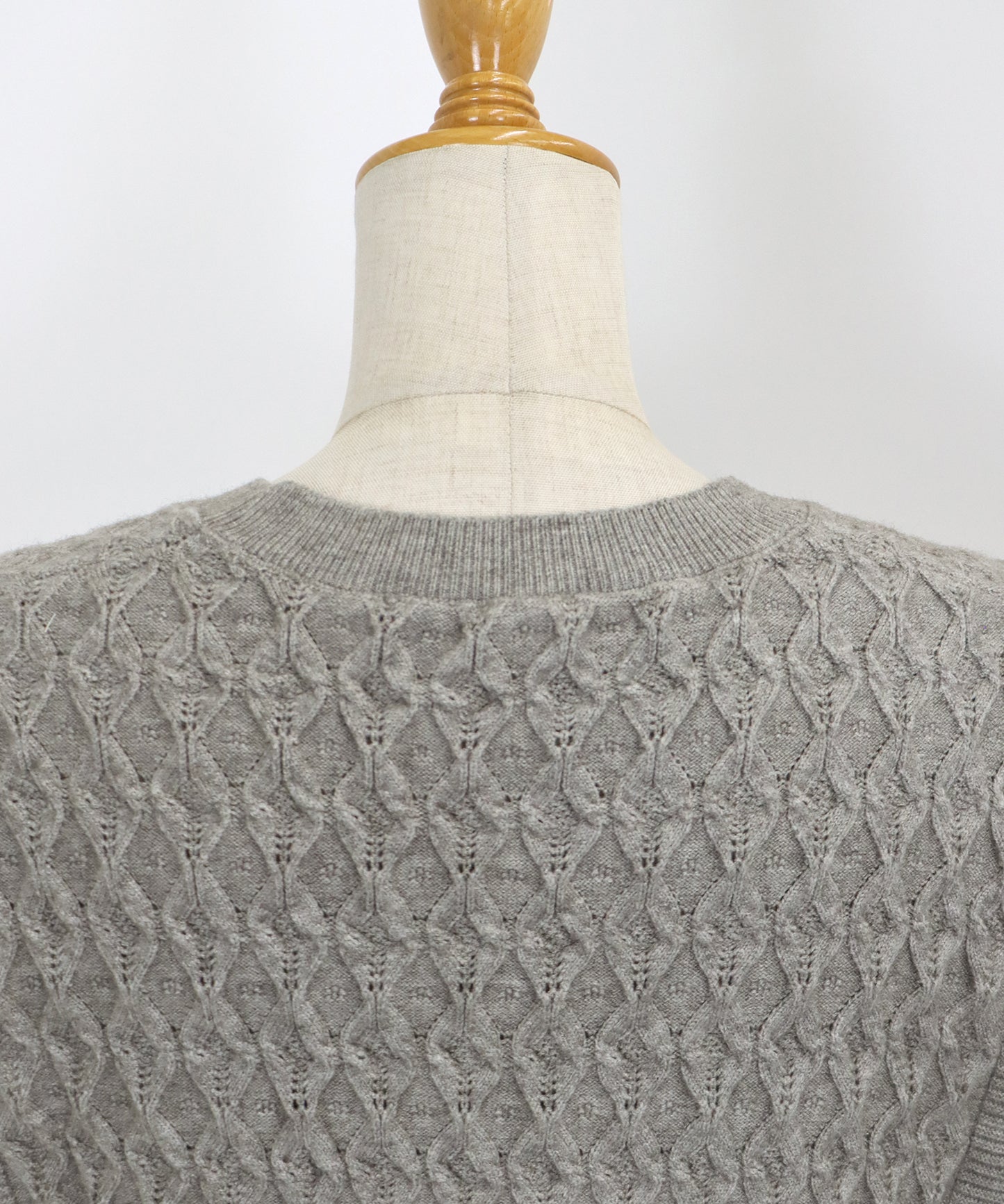 【SALE】ニットベストドッキングブラウス