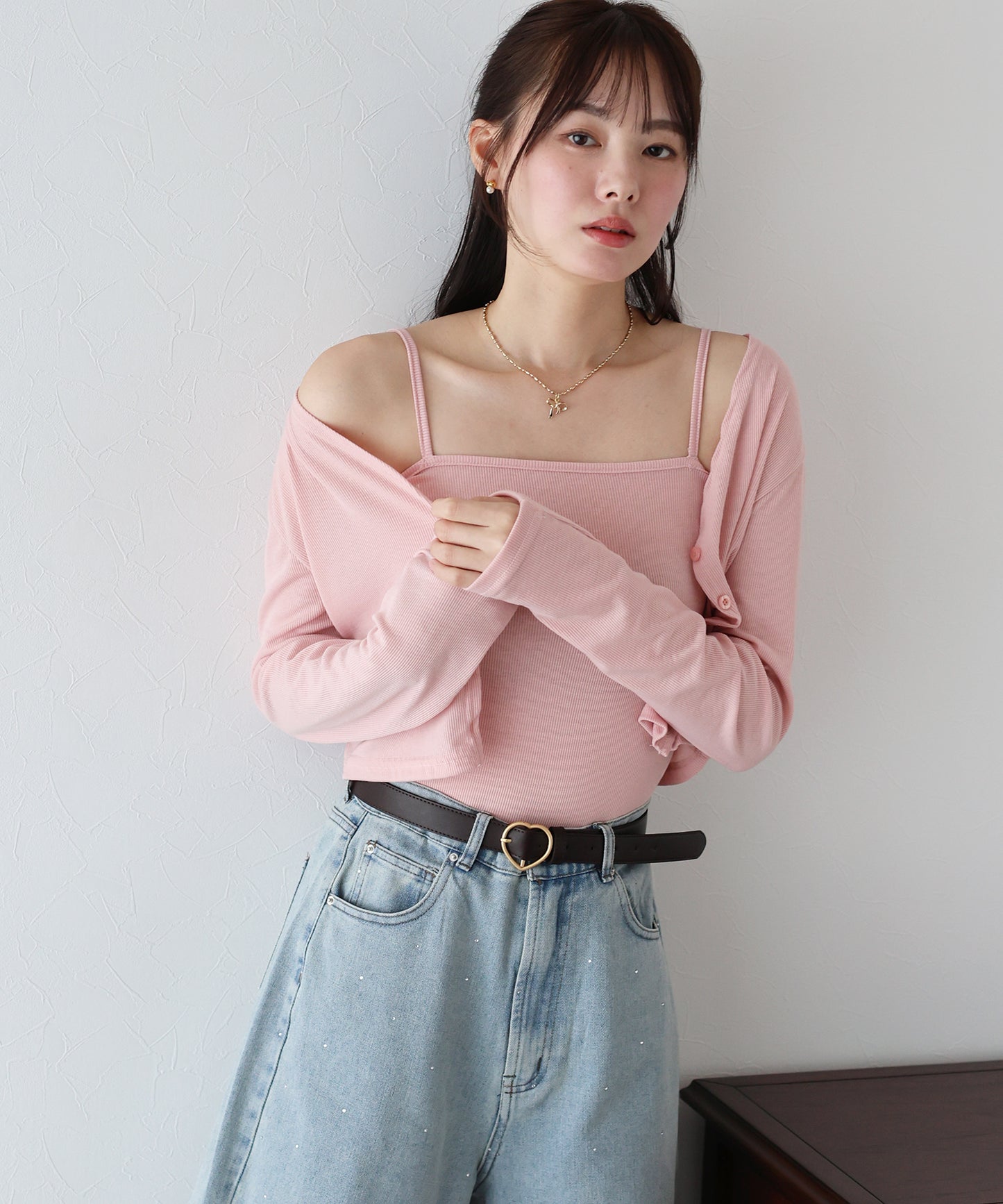 【SALE】キャミソール&カーデアンサンブル