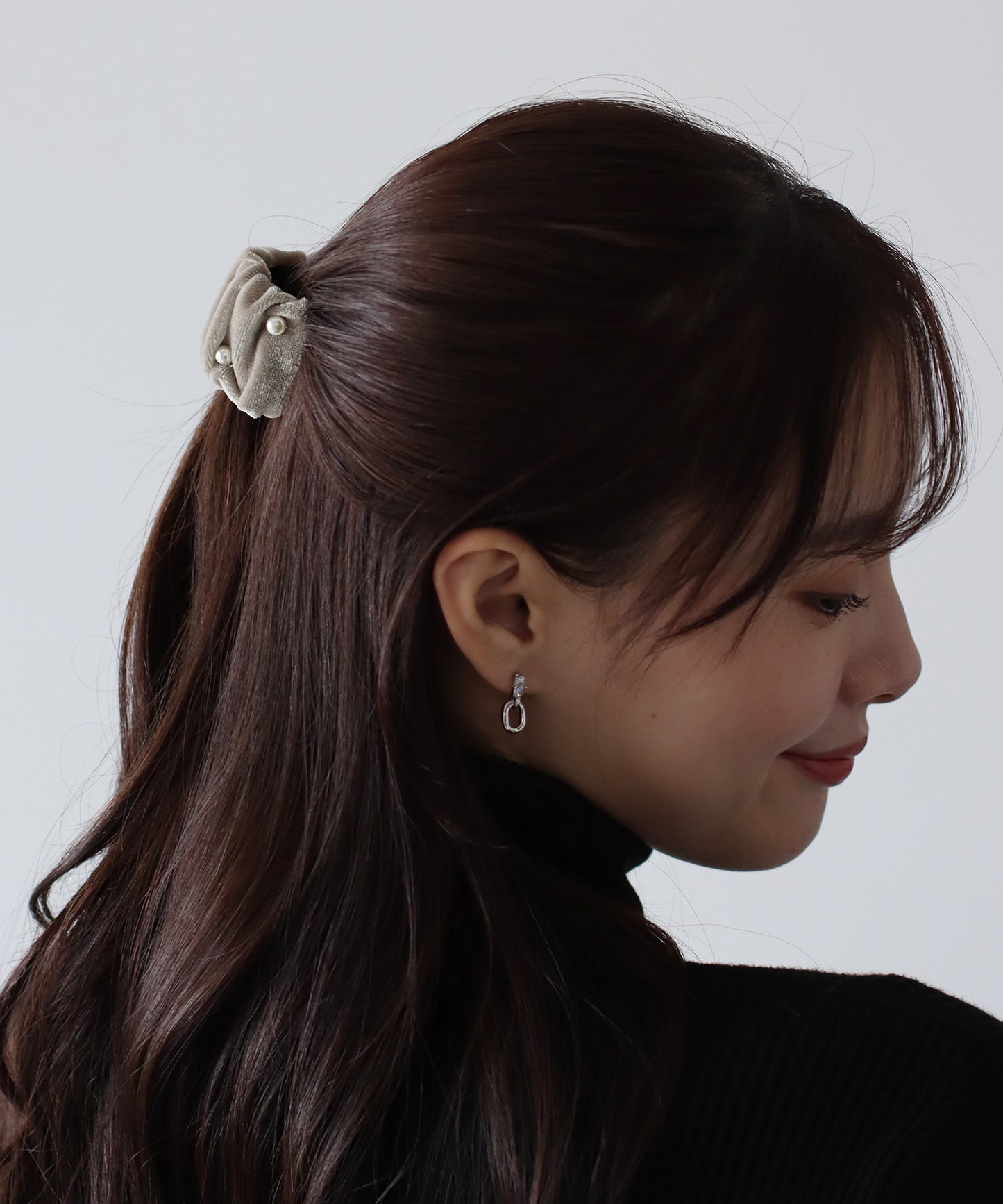 ベロアパールヘアカフ
