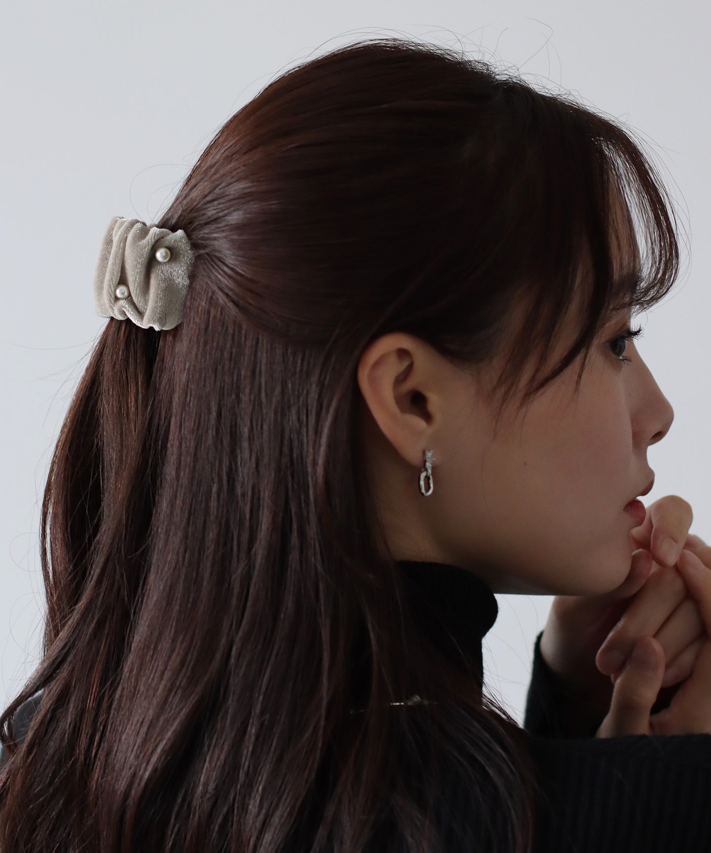 ベロアパールヘアカフ
