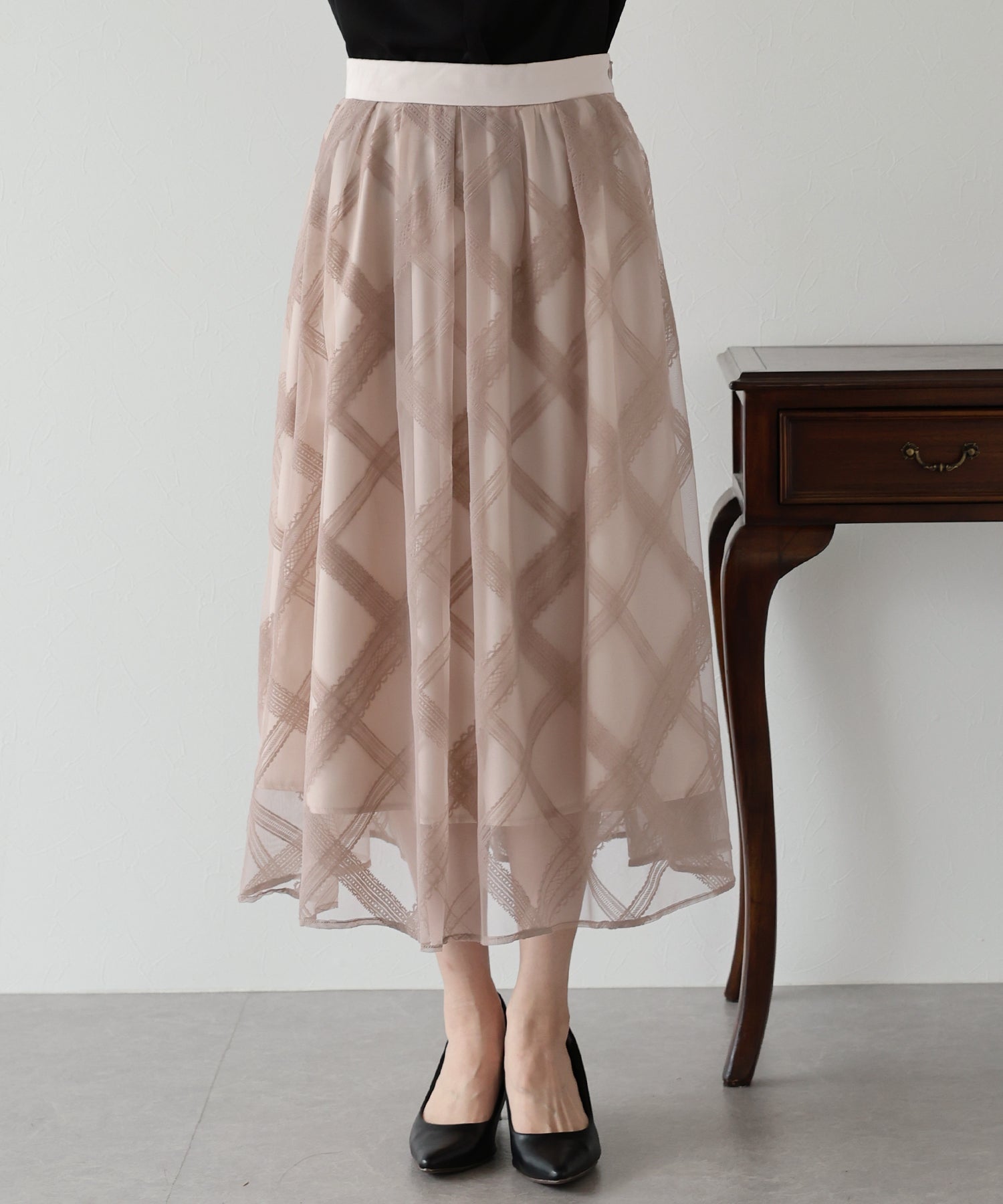 モデル167cm:ショート着用