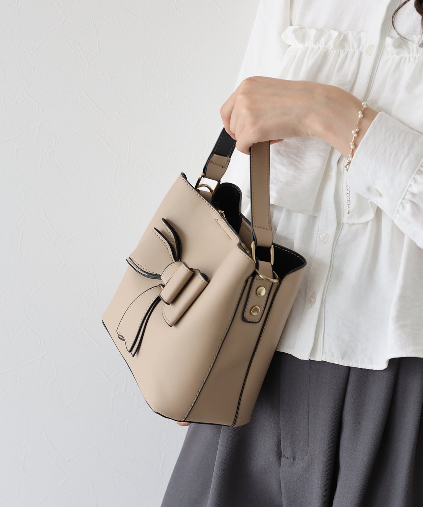 【早割5%OFF】リボンモチーフ2wayバッグ