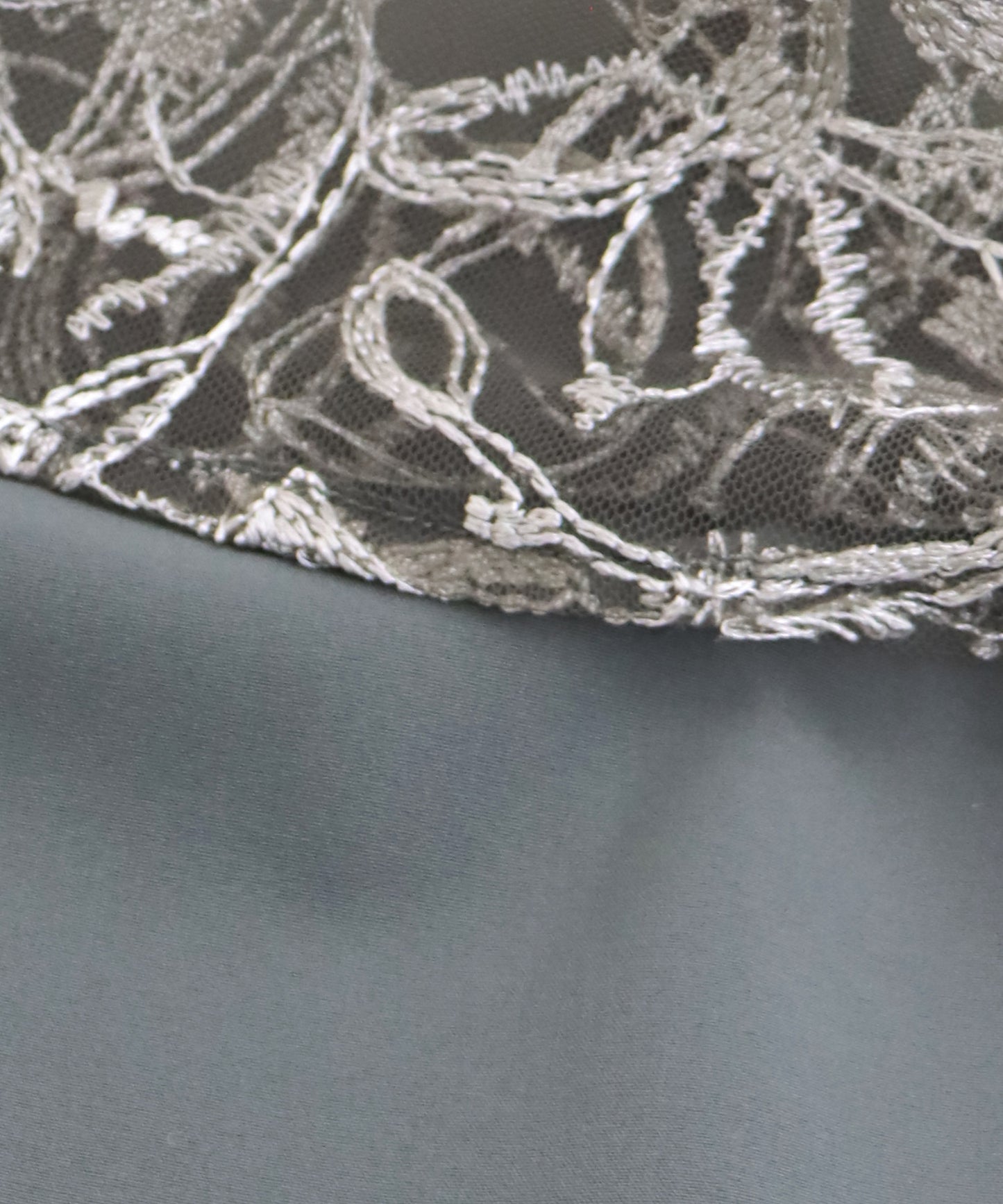 【TIME SALE】刺繍チュールIラインパーティードレス