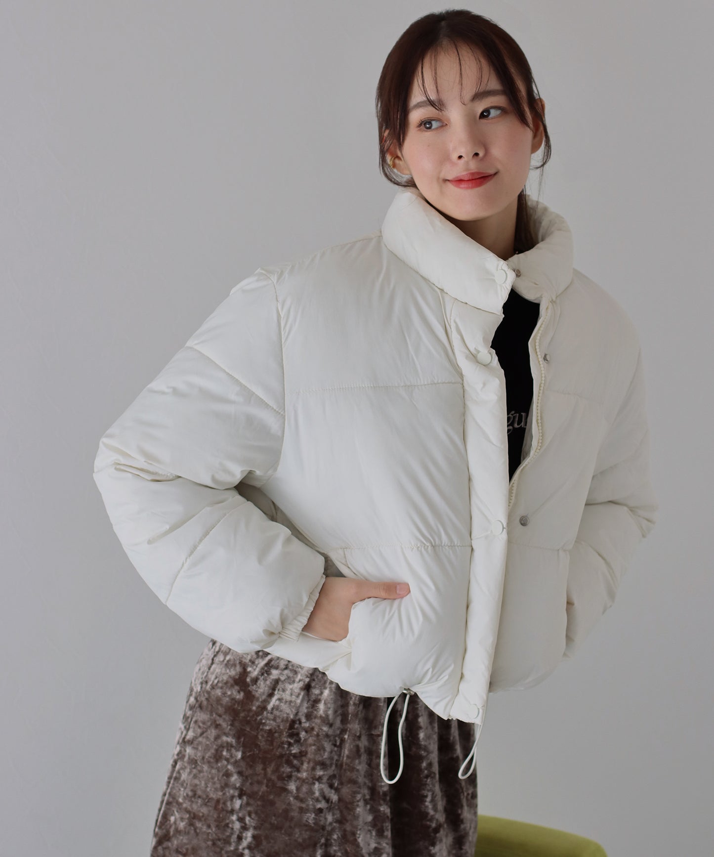 【TIME SALE】ショートパフ中綿ダウンジャケット