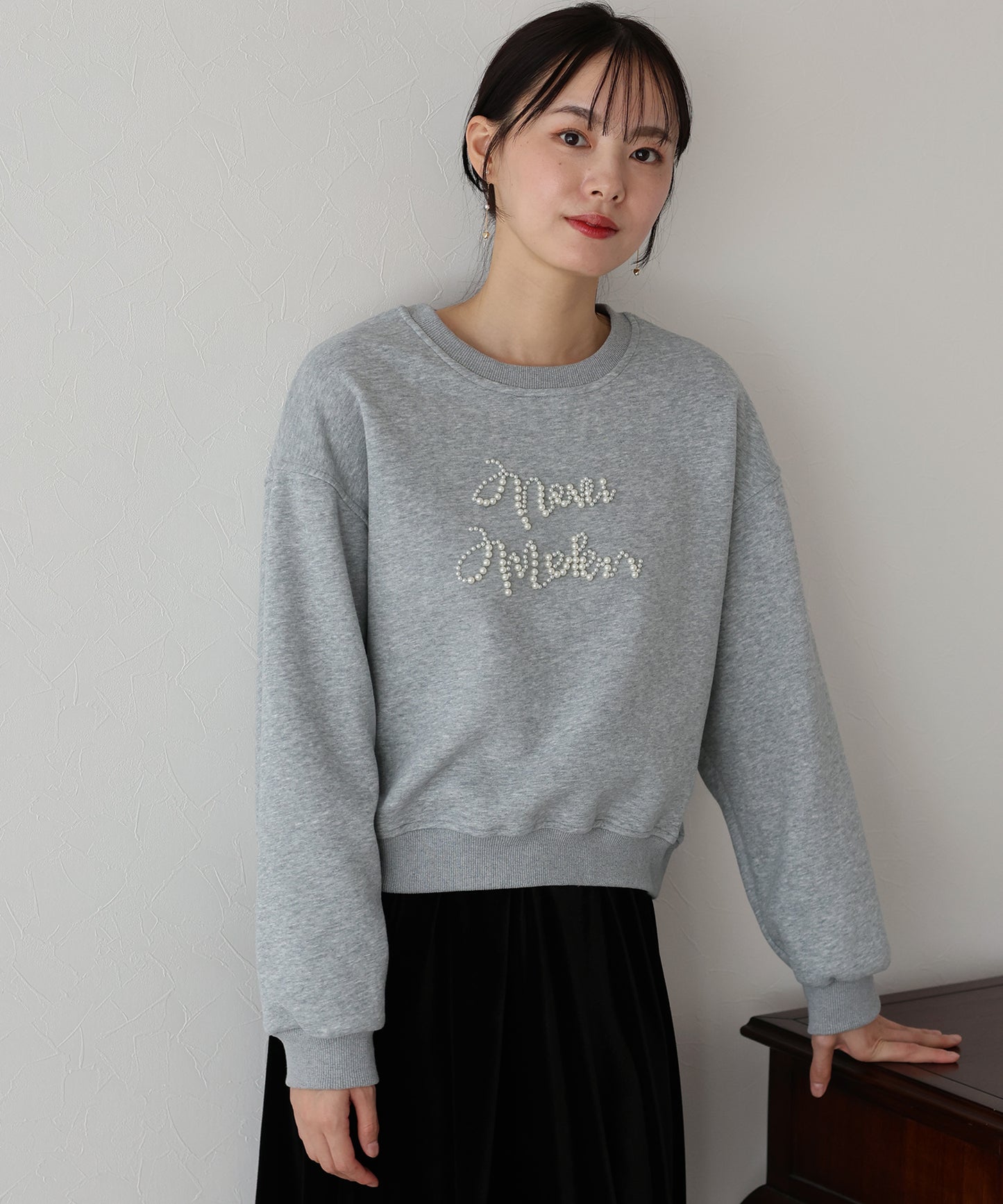 【SALE】パールロゴスウェット