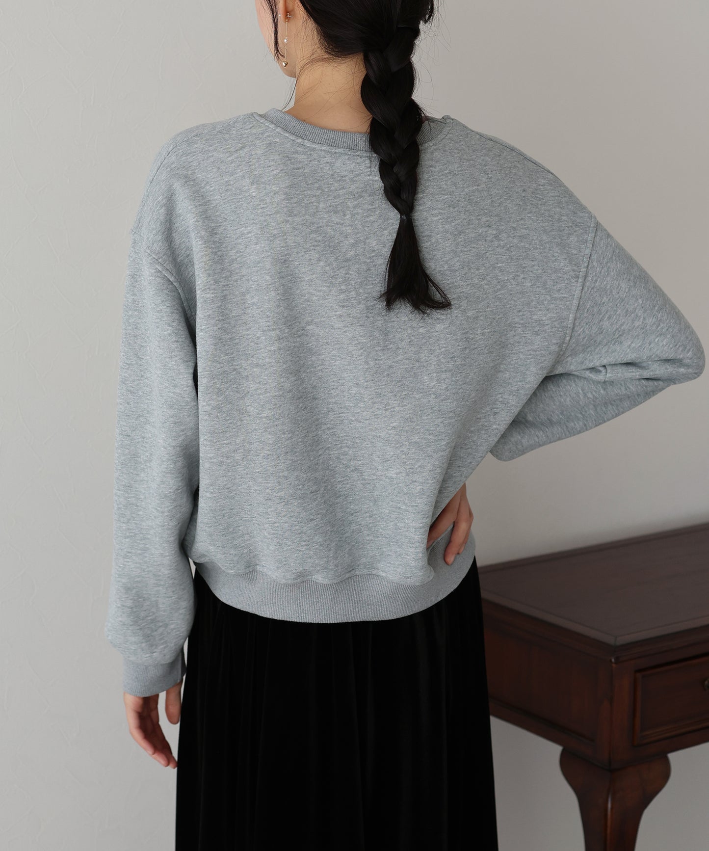 【SALE】パールロゴスウェット