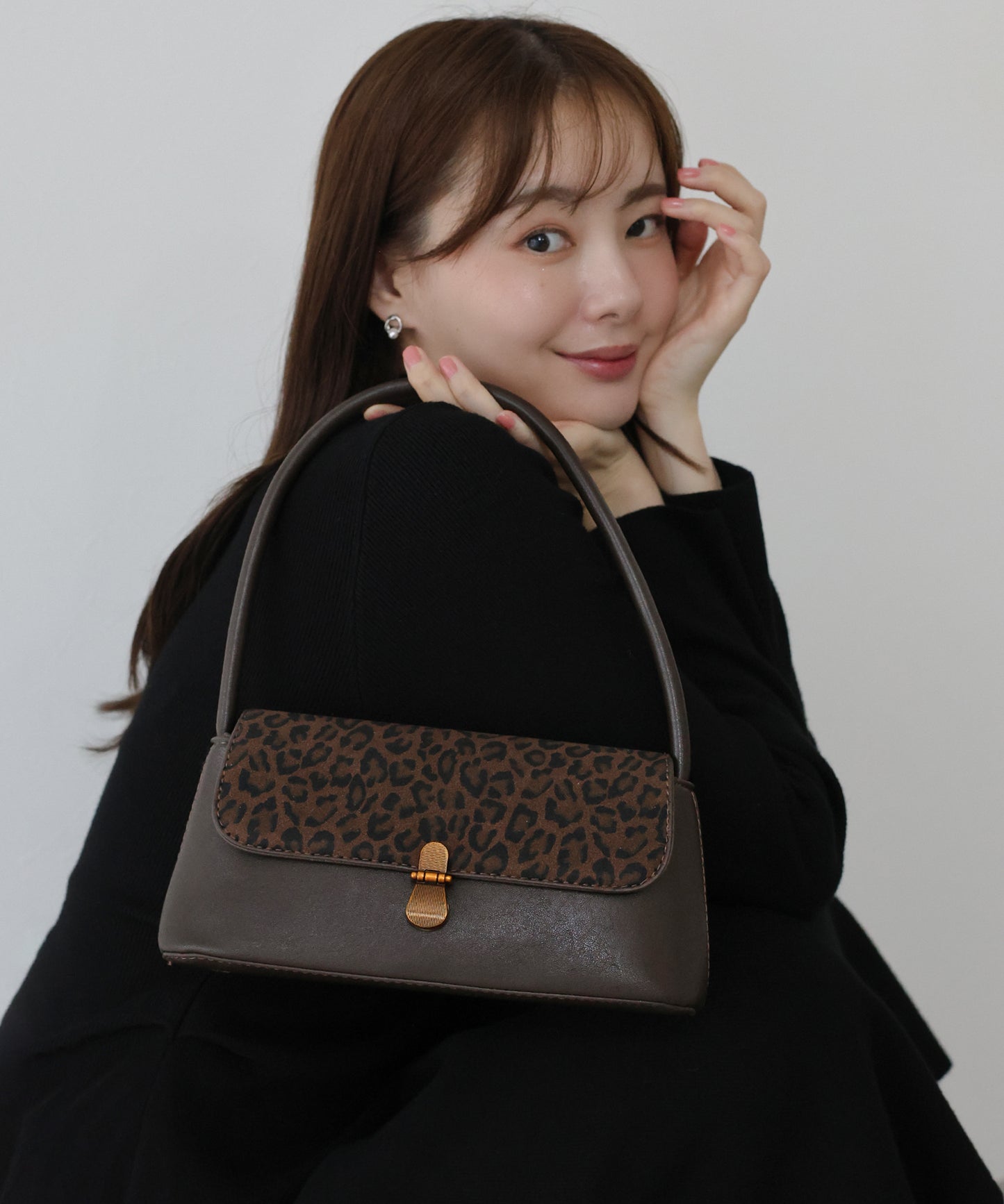 【早割5%OFF】スウェードスクエアミニバッグ
