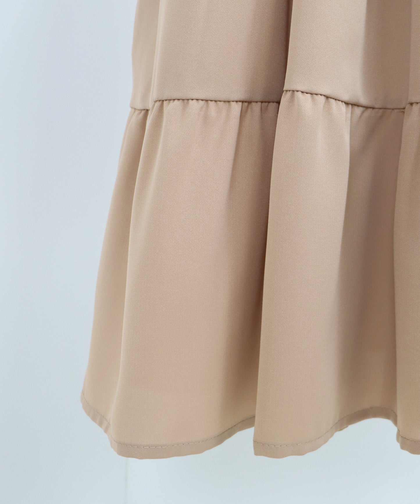 【SALE】フレアスリーブティアードワンピース