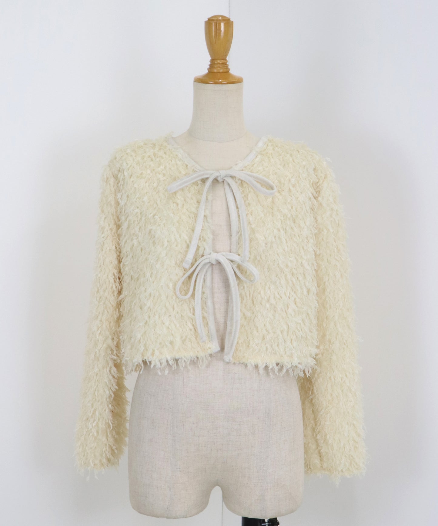 【SALE】フェザーリボンカーディガン