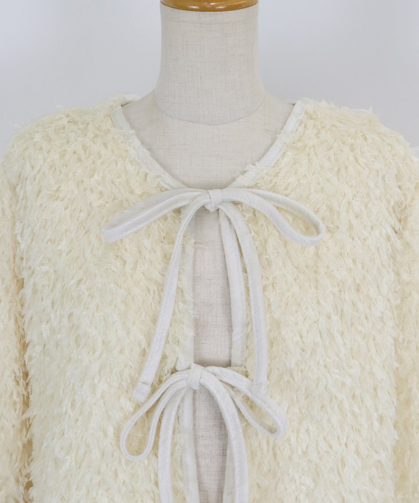 【SALE】フェザーリボンカーディガン