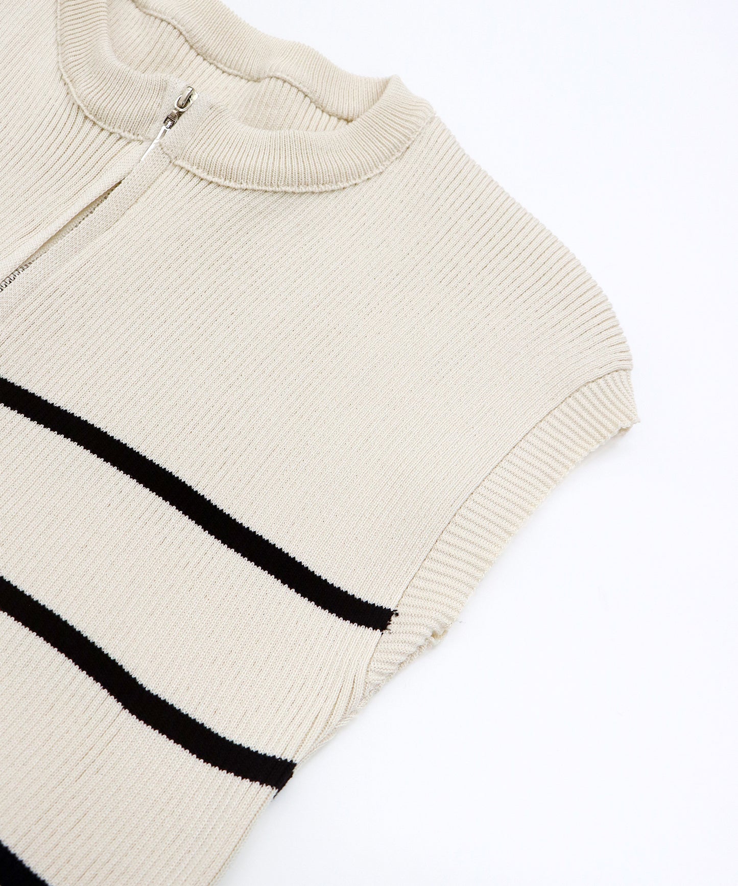 【SALE】ハーフジップボーダーニット【ネコポス】