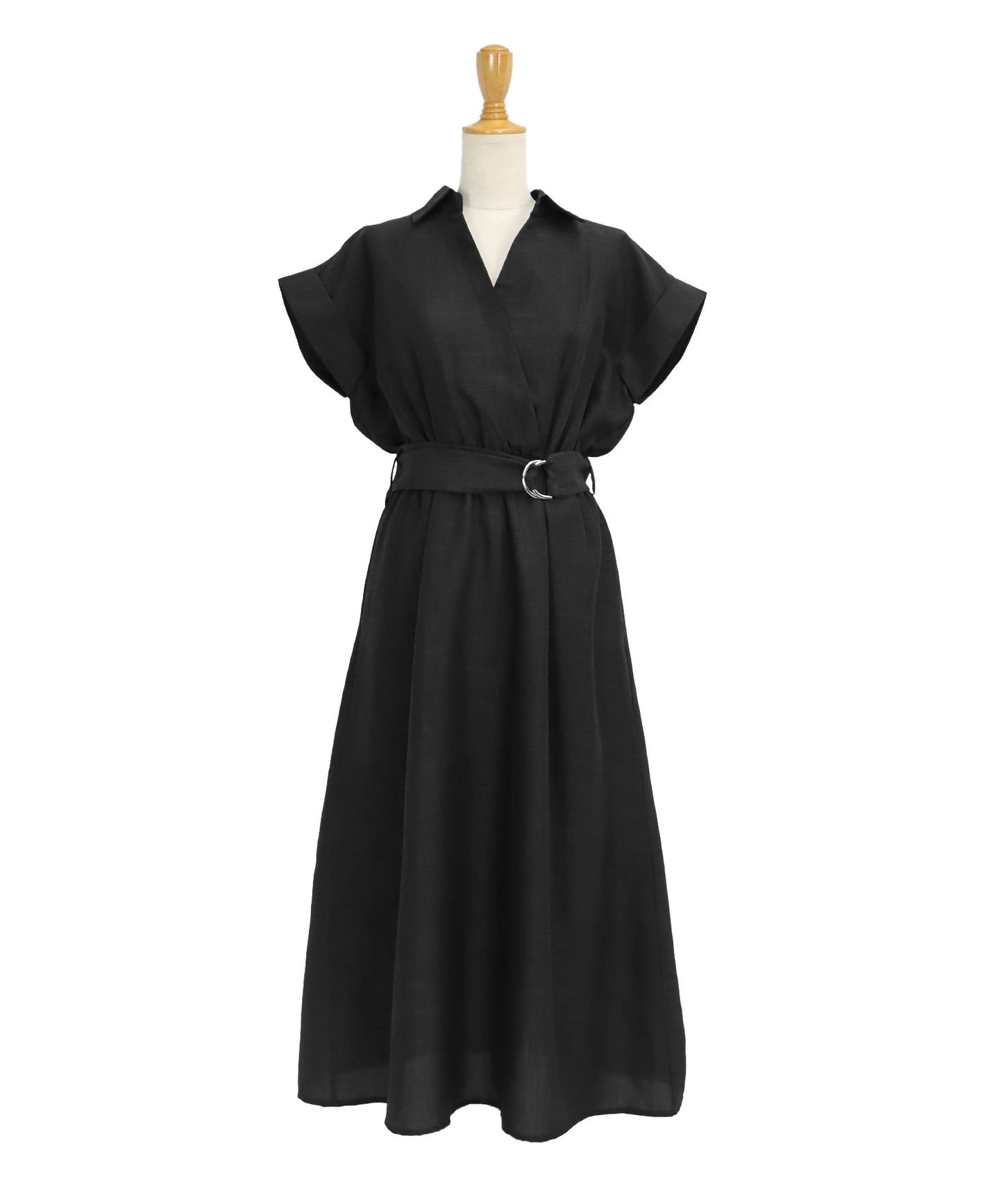 【TIME SALE】カシュクールシャツワンピース