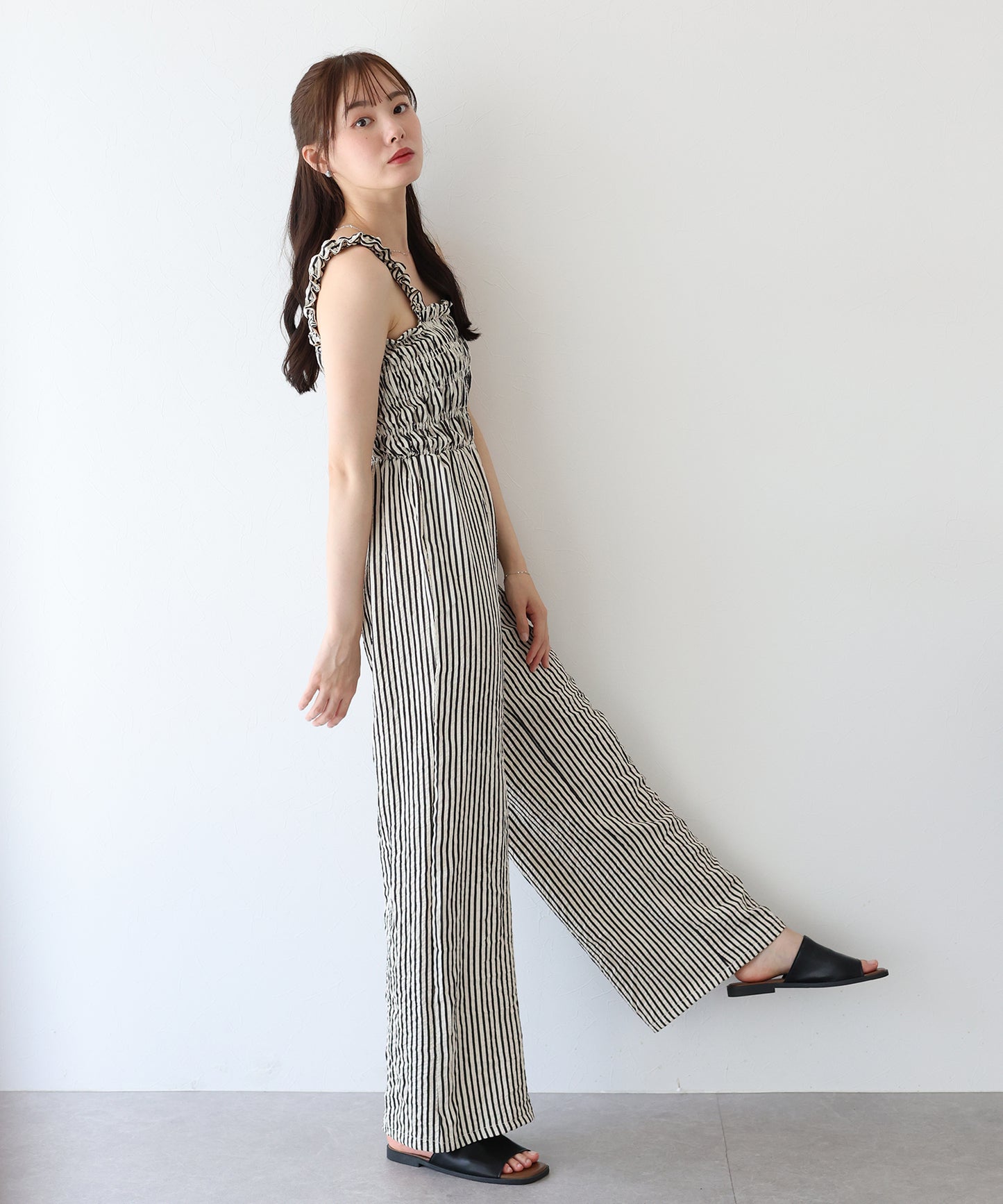 【SALE】ギャザーオールインワン