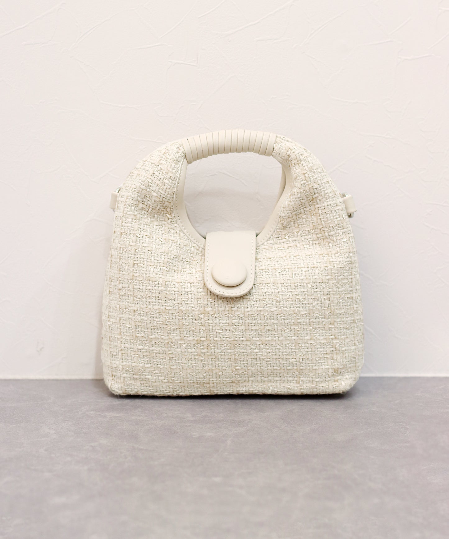 ツイードハンドバッグ