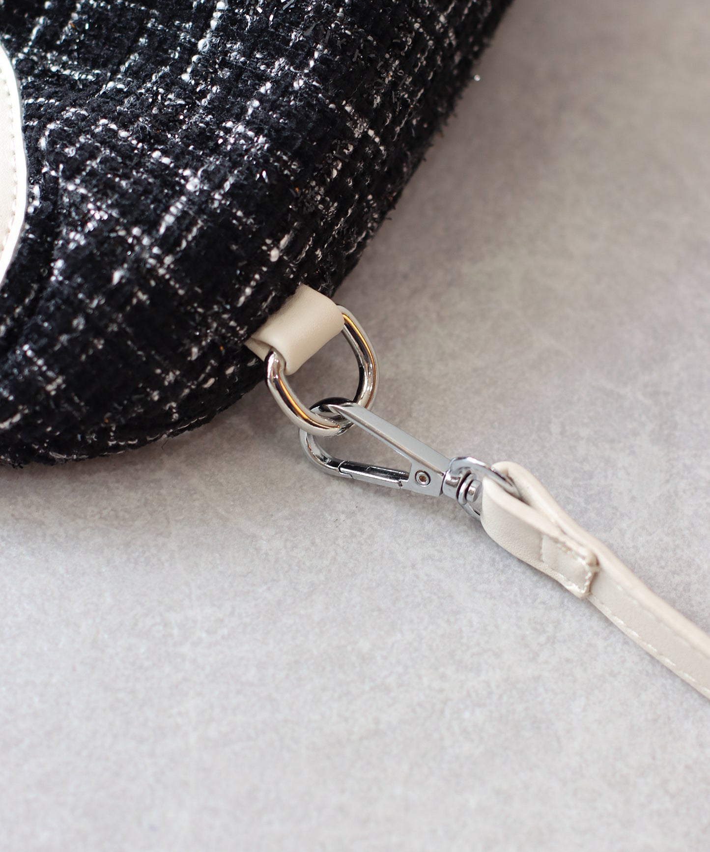 ツイードハンドバッグ