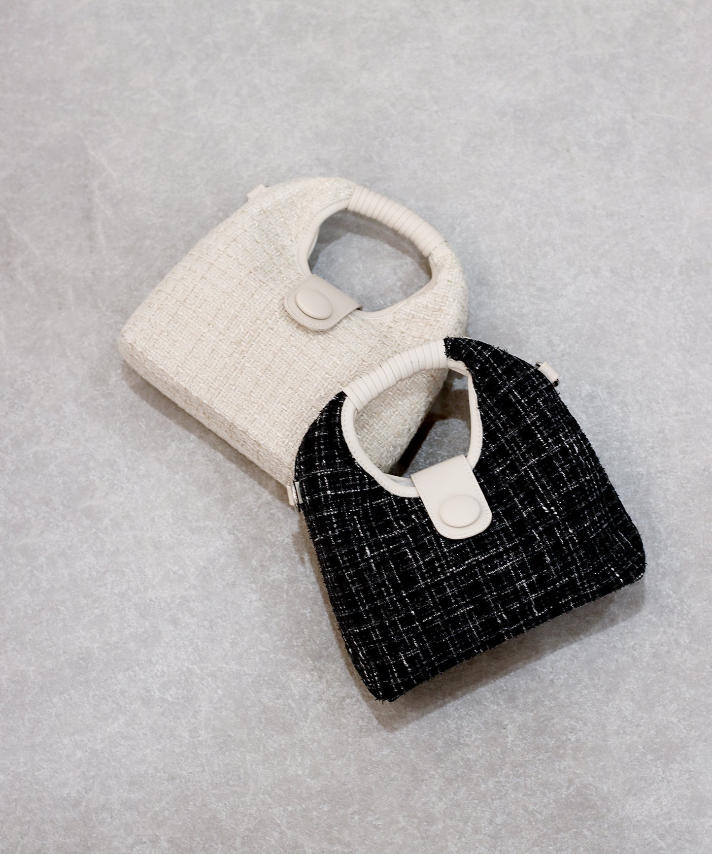 ツイードハンドバッグ