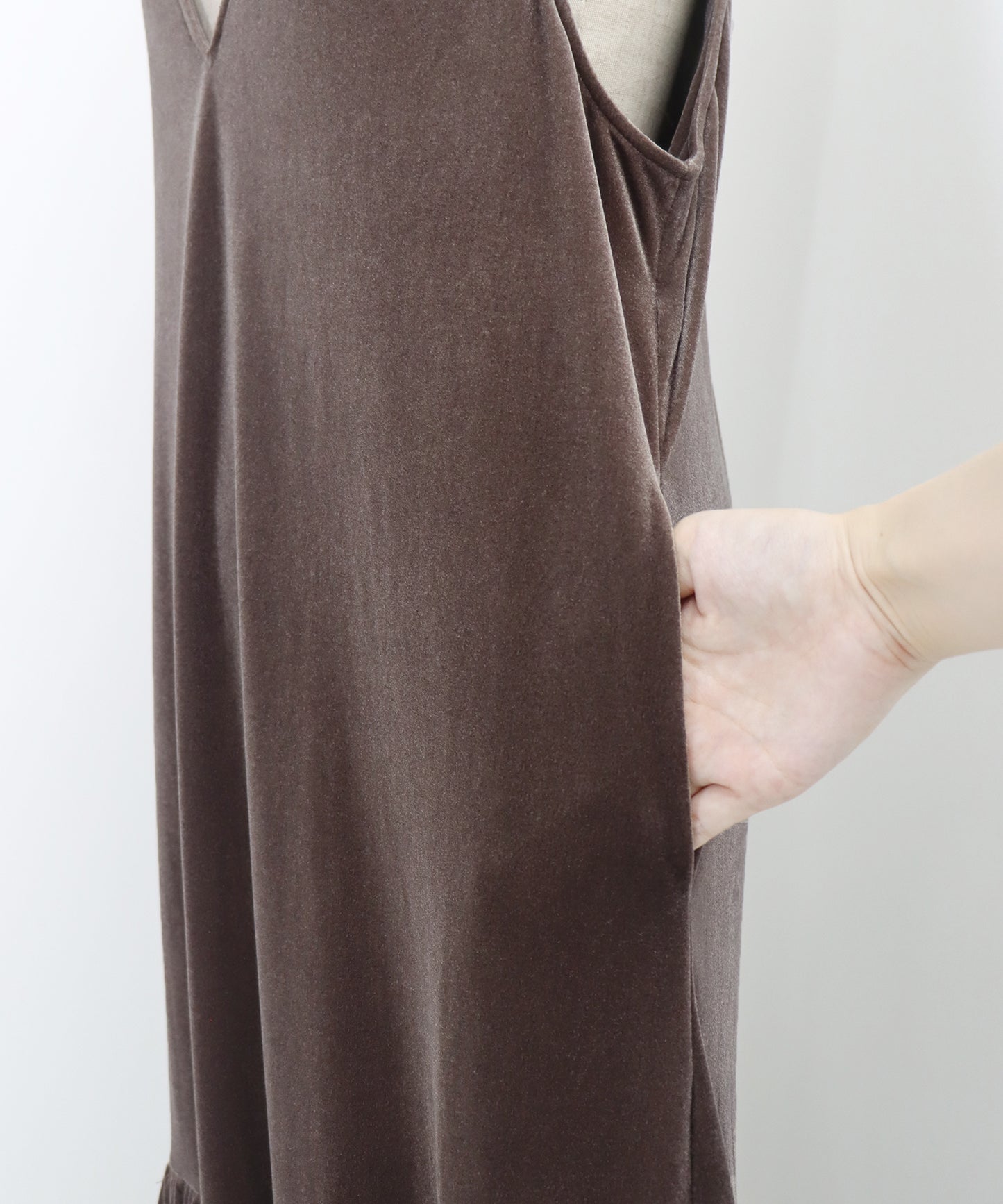 【SALE】ベロアジャンパースカート