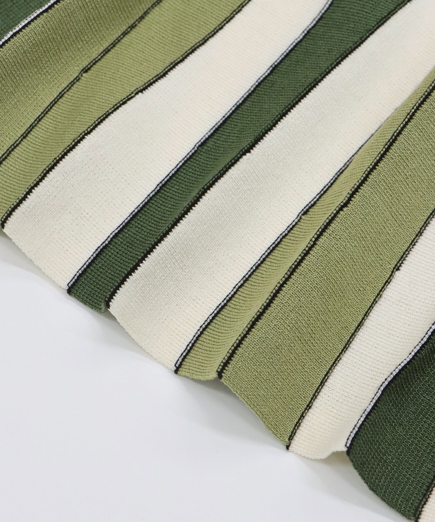 【SALE】配色ストライプニットスカートドッキングワンピース