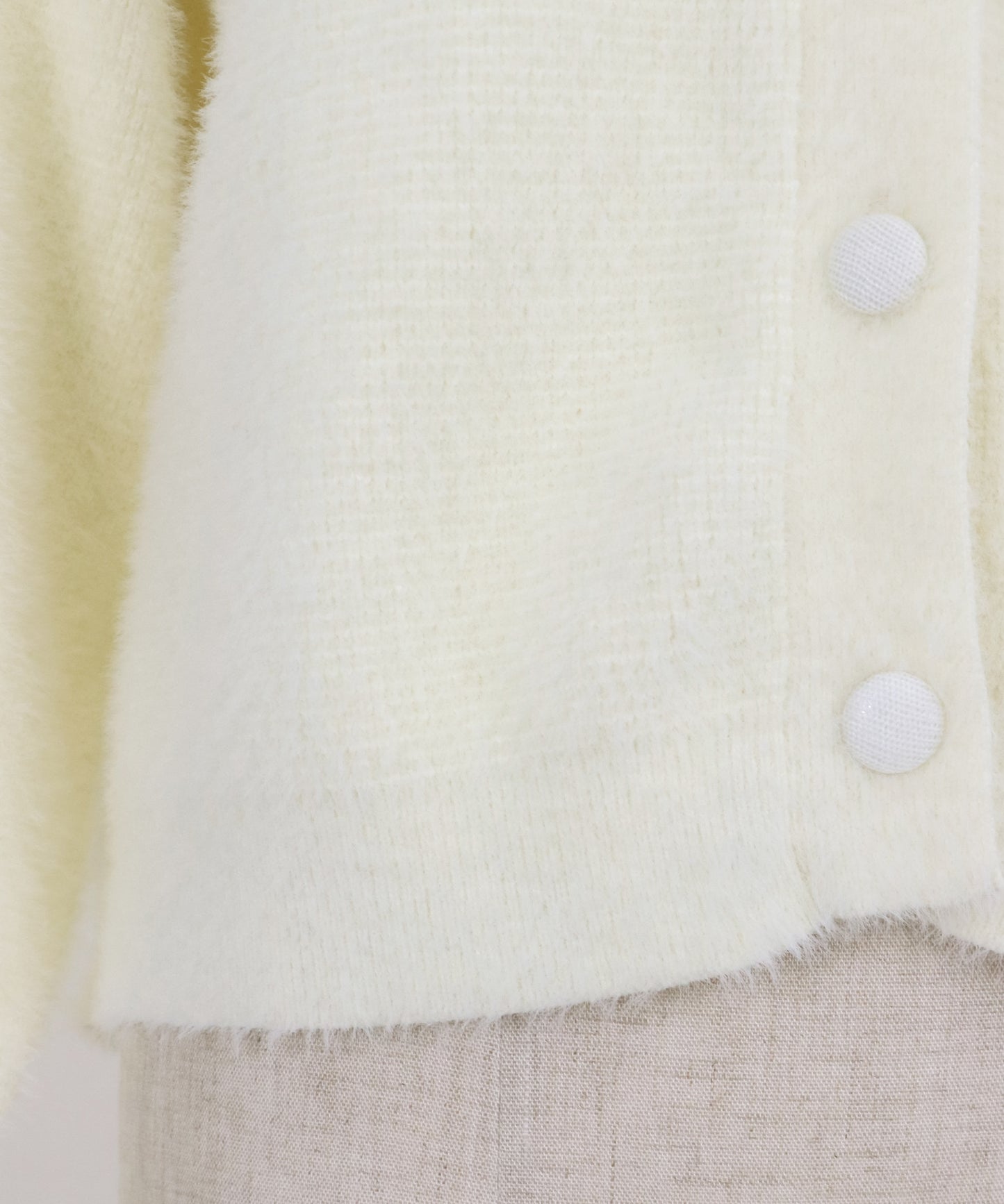 【SALE】ビジュー襟ニットカーディガン