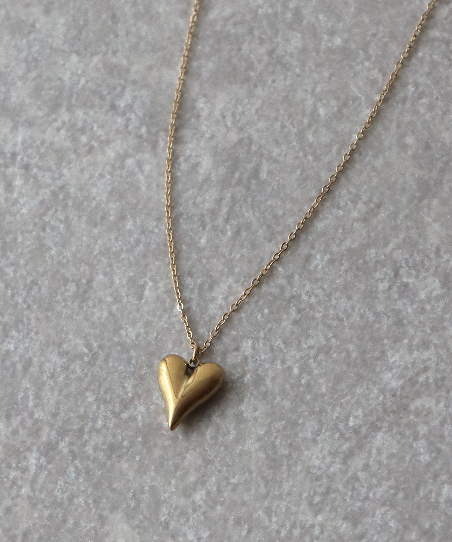 ミニハートネックレス / サージカルステンレス【ネコポス】