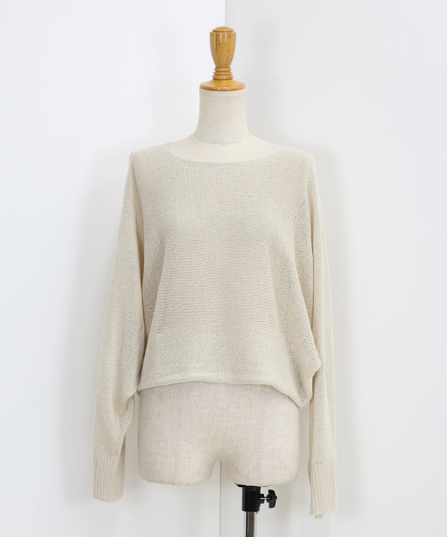 【TIME SALE】メッシュドルマンニット