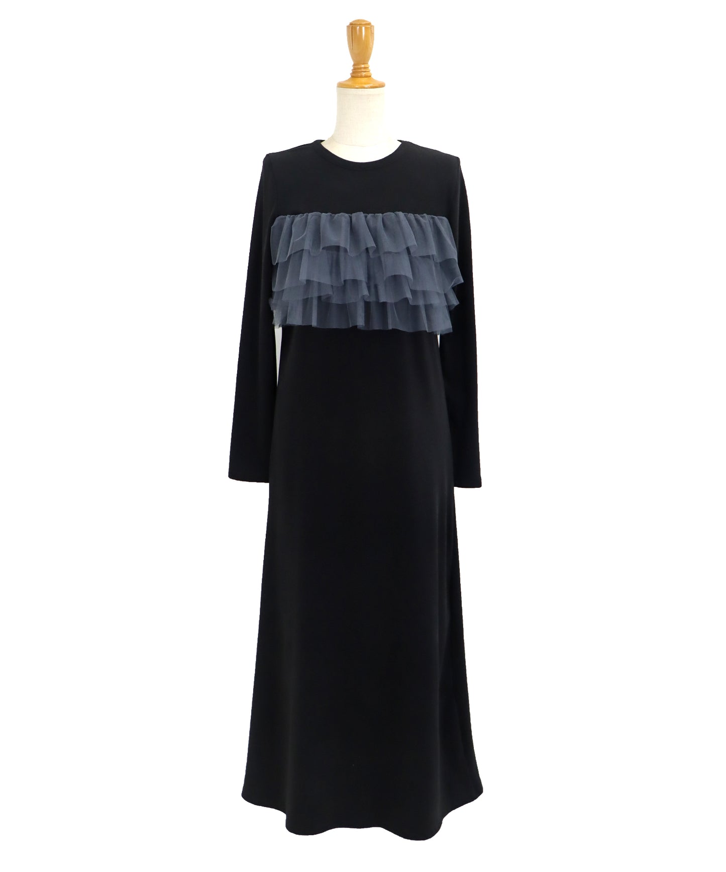 フリルチュールレイヤードワンピース