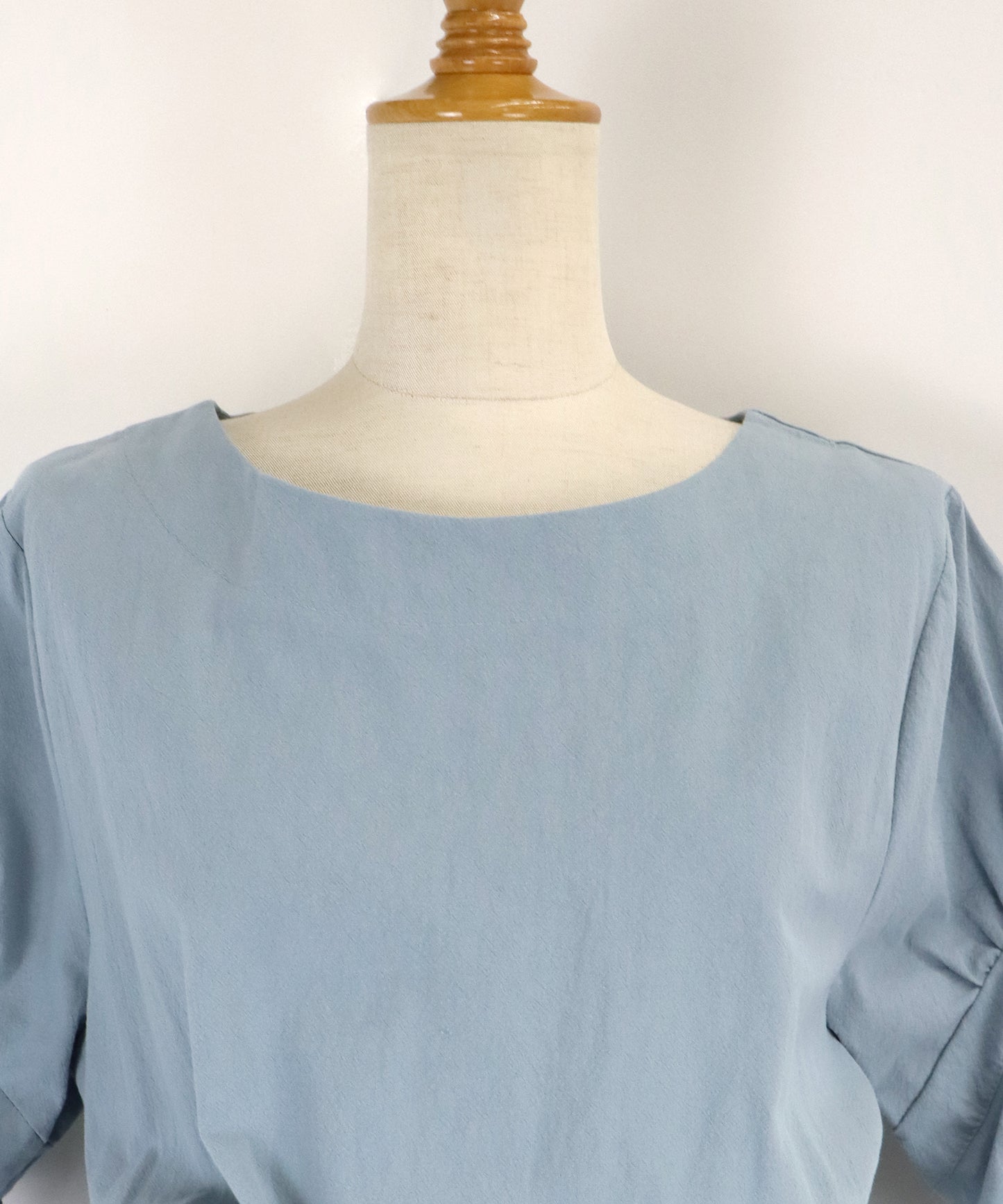 【SALE】袖レースドロストワンピース