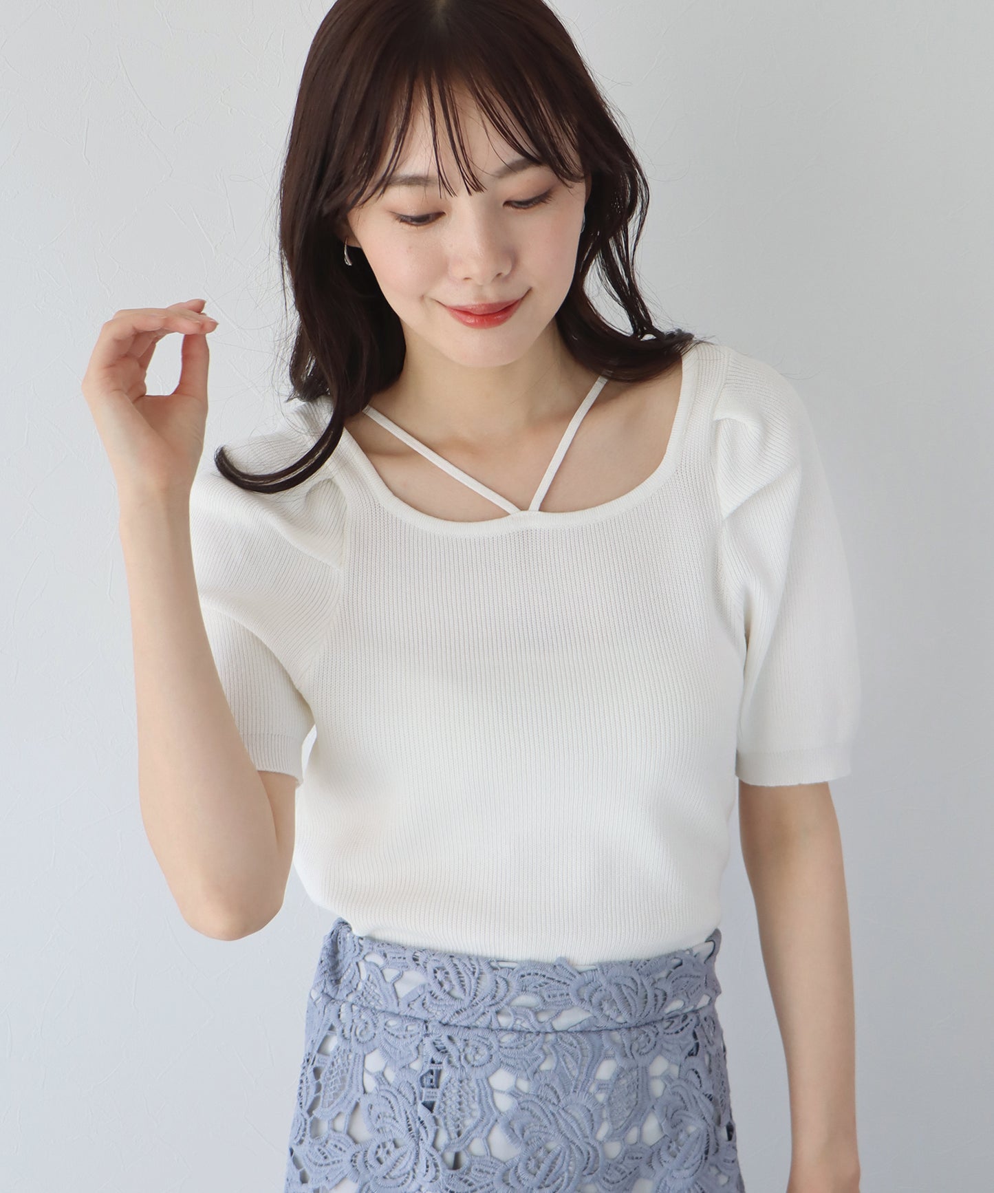 【TIME SALE】前後2WAYホルターネックプルオーバー