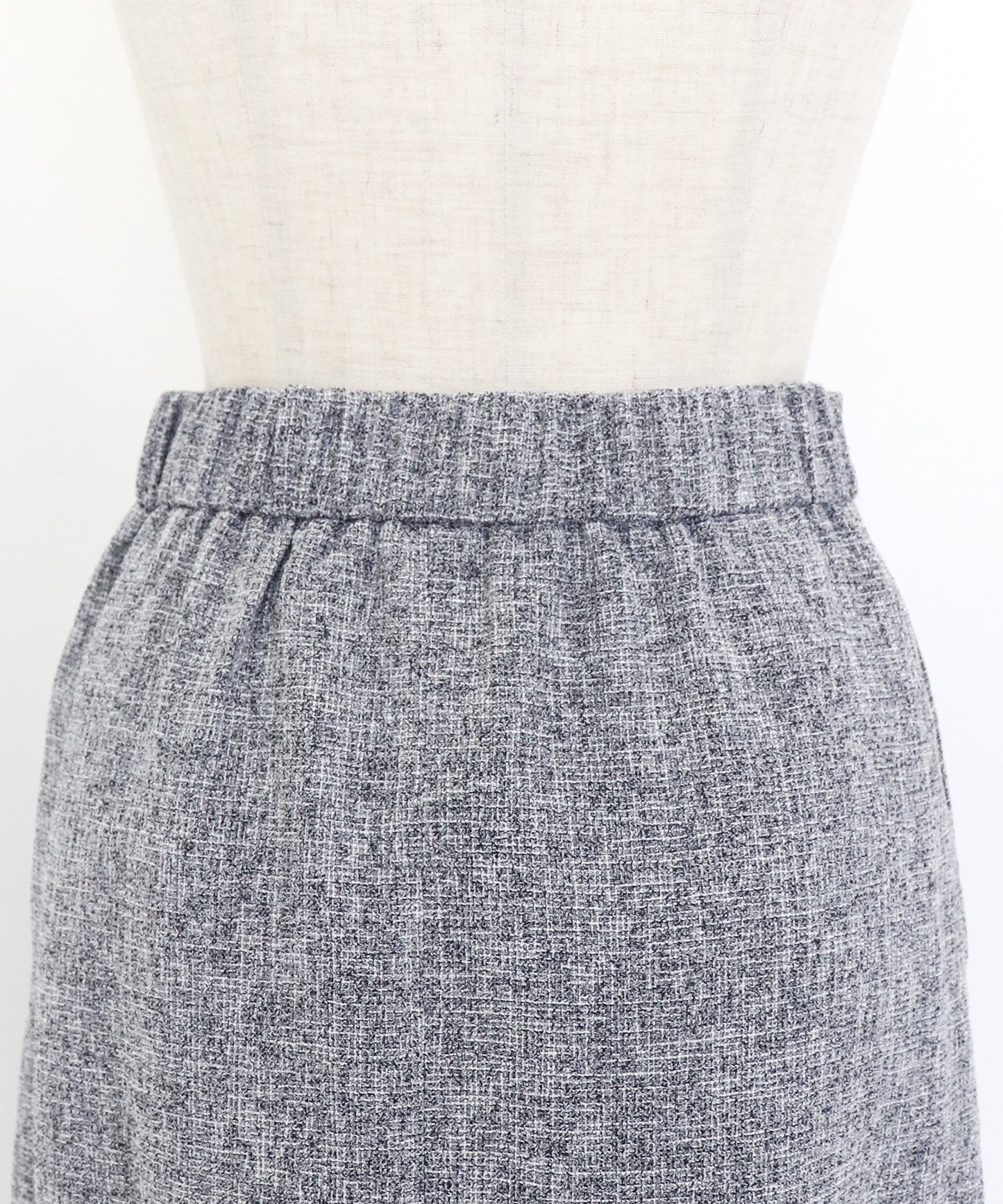 【SALE】ペプラムトップス&タイトスカートツイードセットアップ