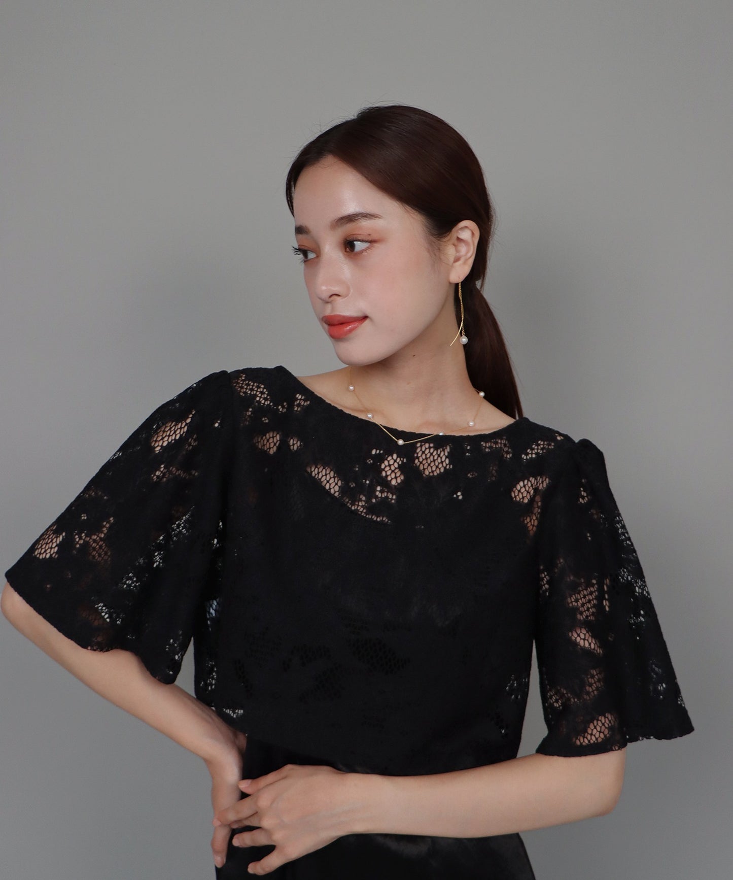 【SALE】日本製 レースボレロ+キャミソールワンピースドレス