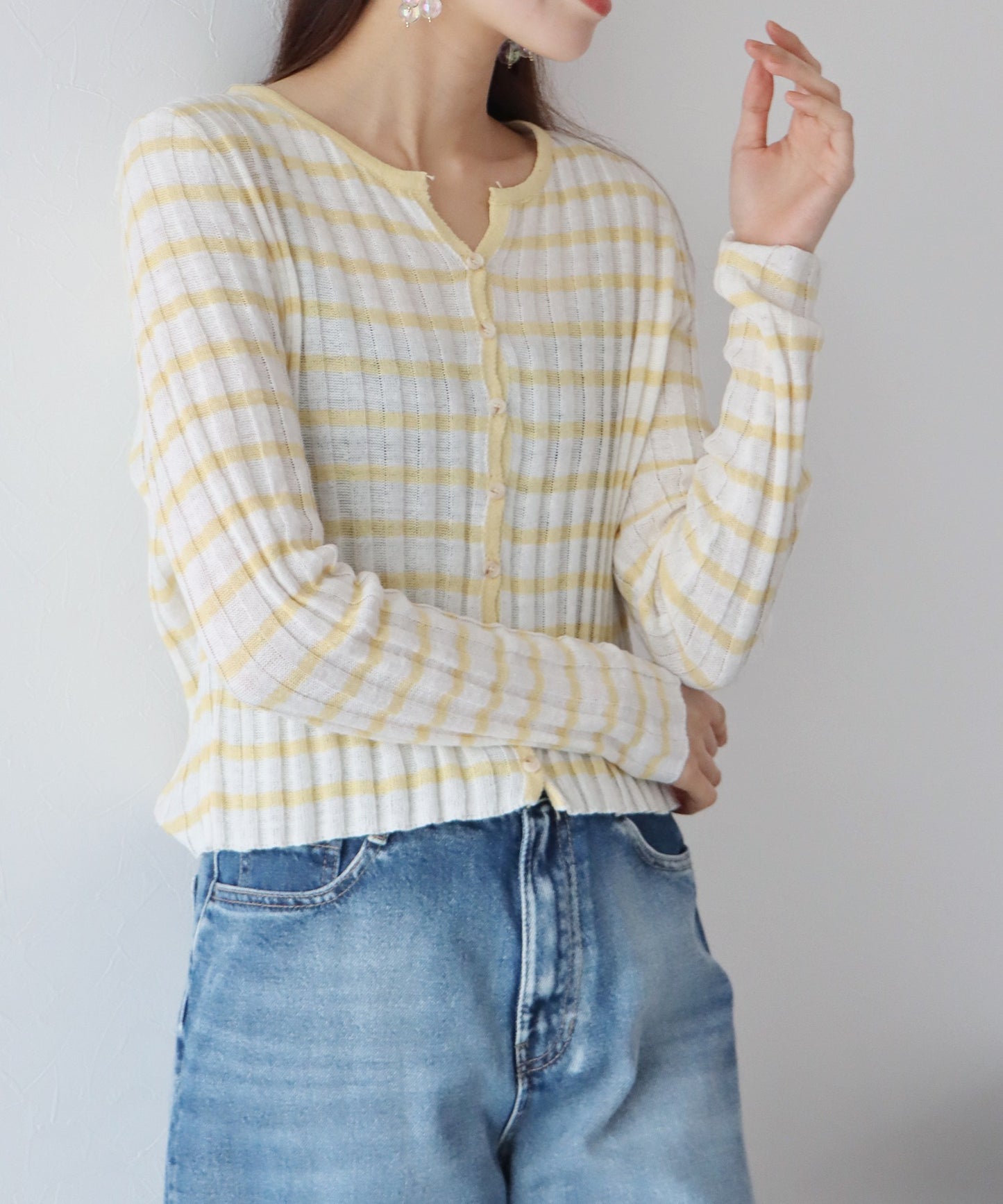 【SALE】ボーダーリブCD