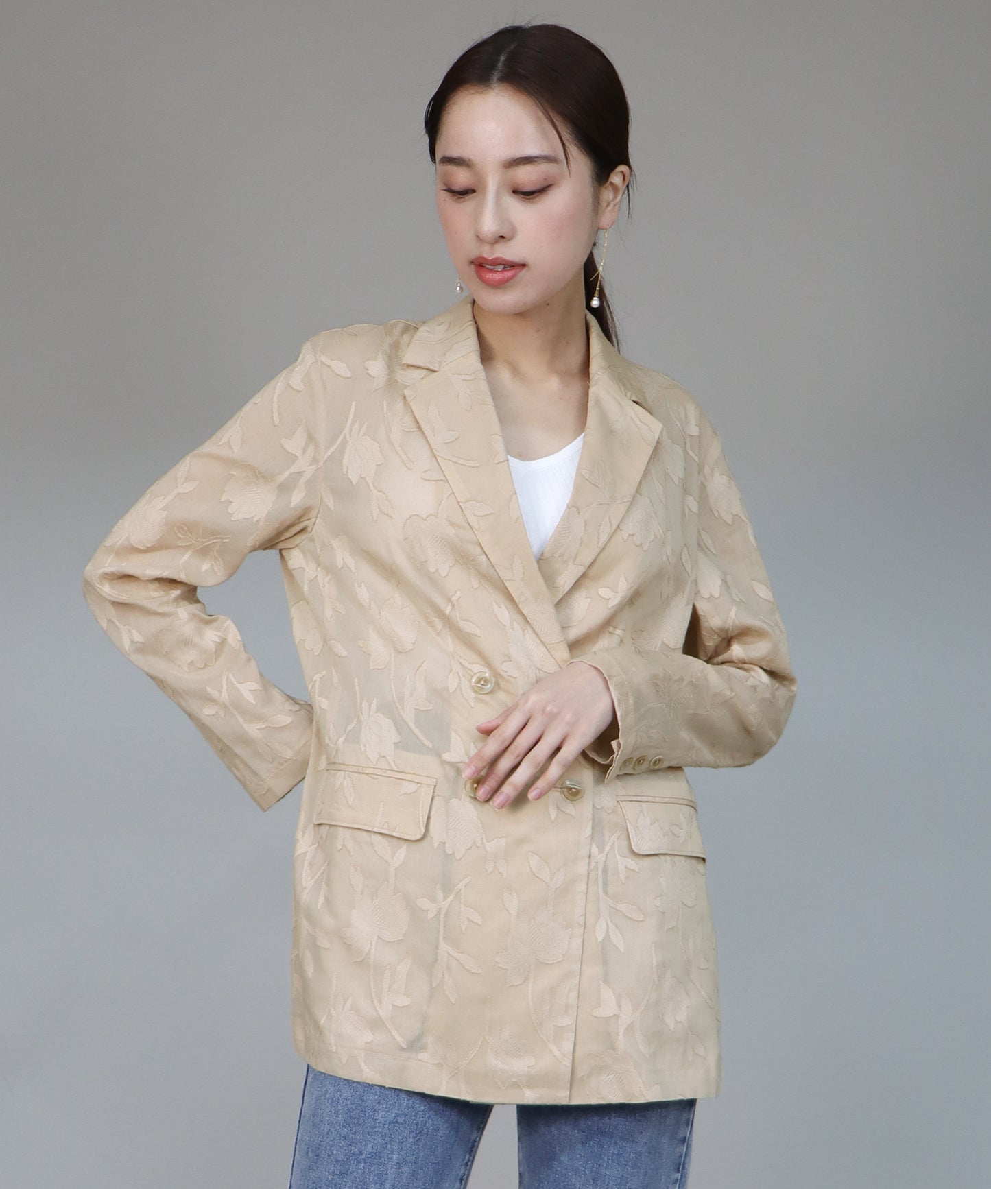일본제 파슈 컷 재가드 재킷