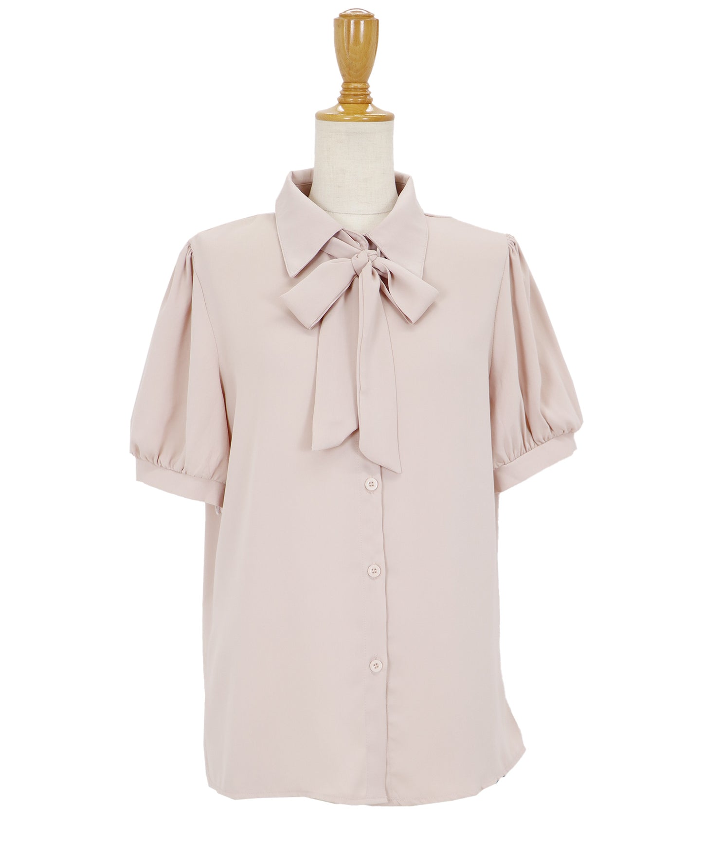 보우타이 리본 블라우스