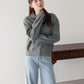 【早割5％OFF】ハイネックスパンコールニット