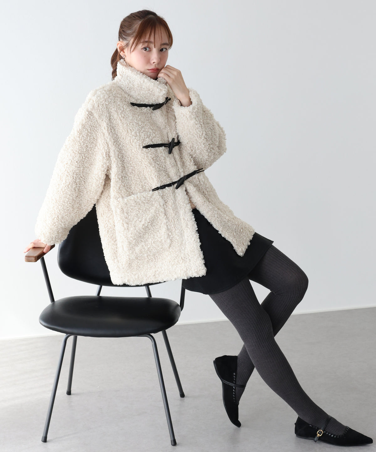 【早割5％OFF】プードルファーダッフルコート