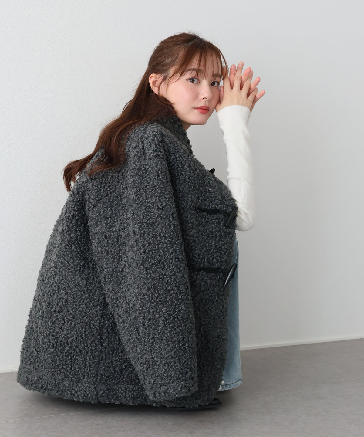 【早割5％OFF】プードルファーダッフルコート
