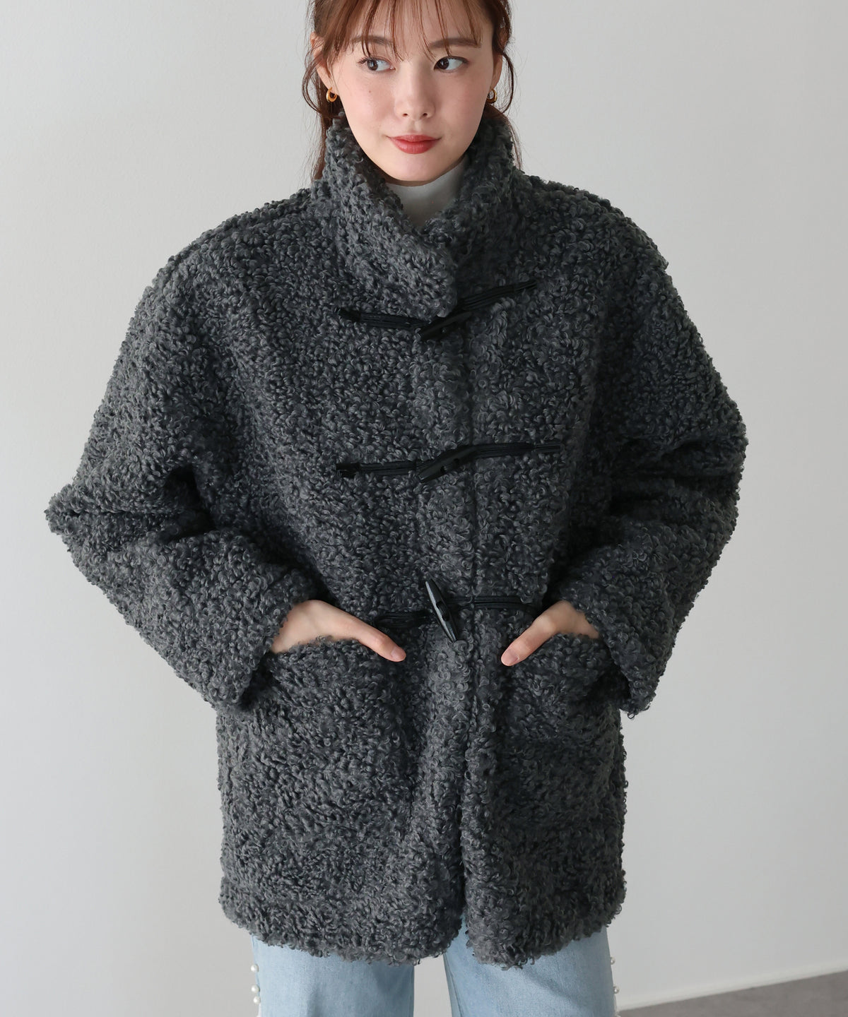【早割5％OFF】プードルファーダッフルコート