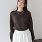 【早割5％OFF】ウール混クルーネックニット
