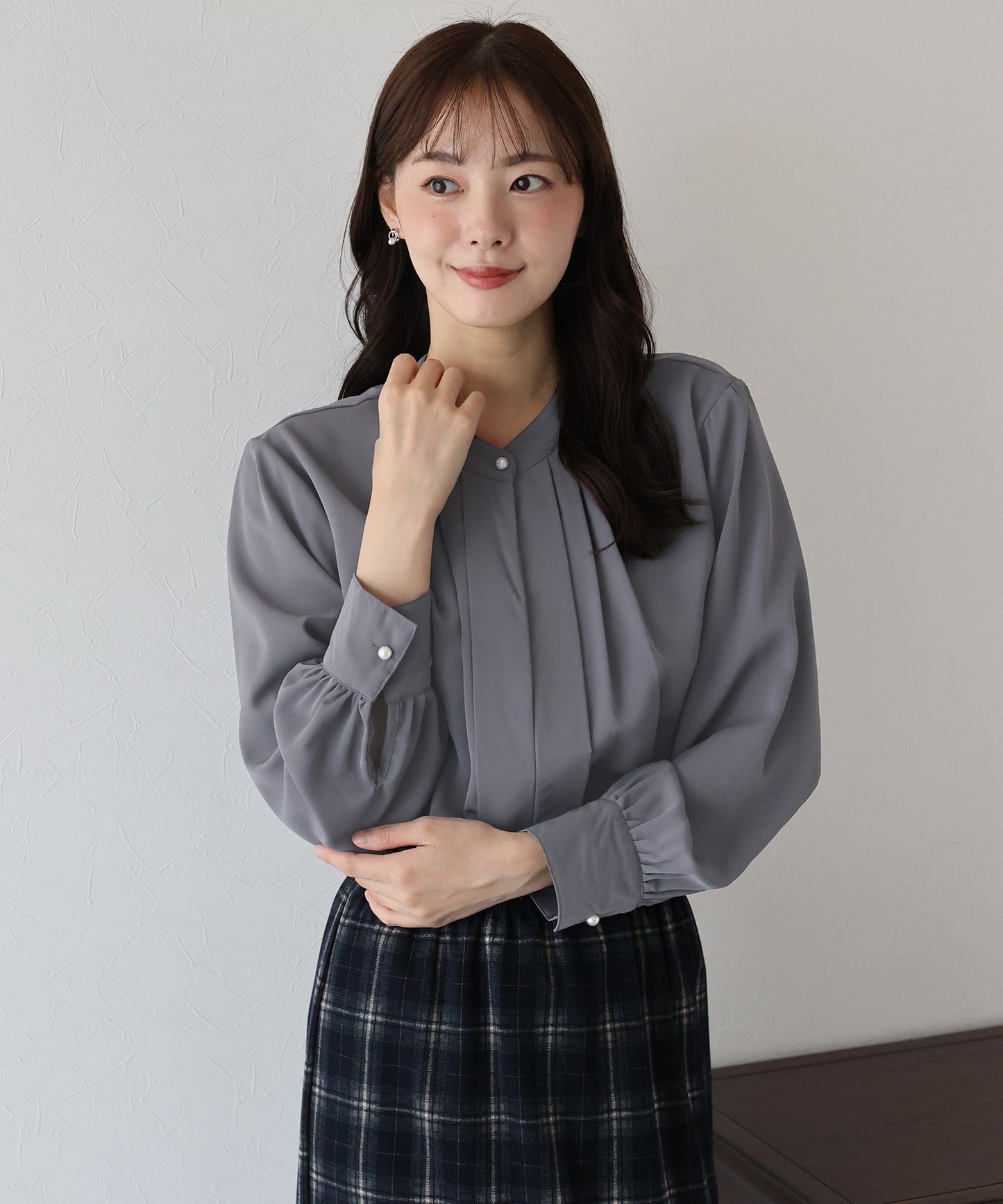 2WAYフロントタックブラウス【ネコポス】