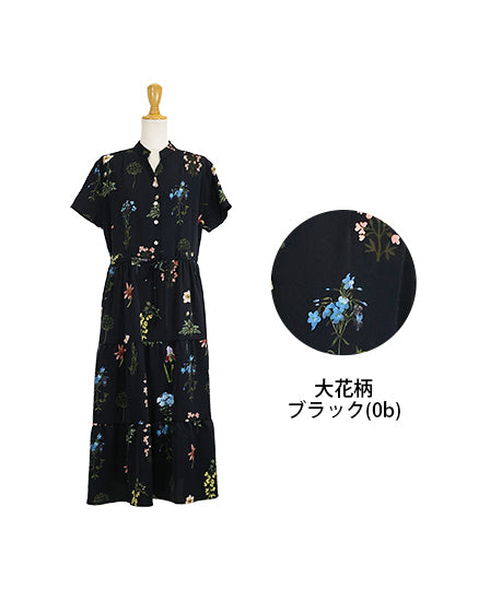 【接触冷感】無地＆アソート花柄ワンピース
