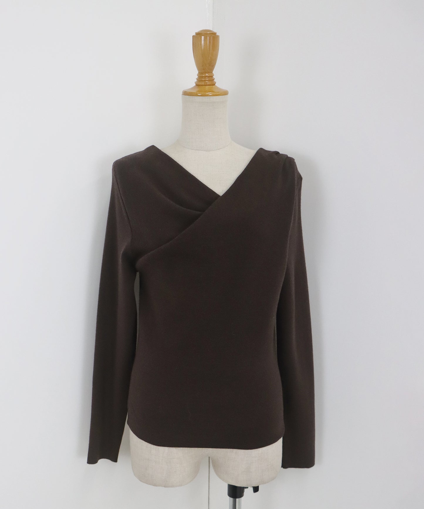 ドレープネックニット【ネコポス】