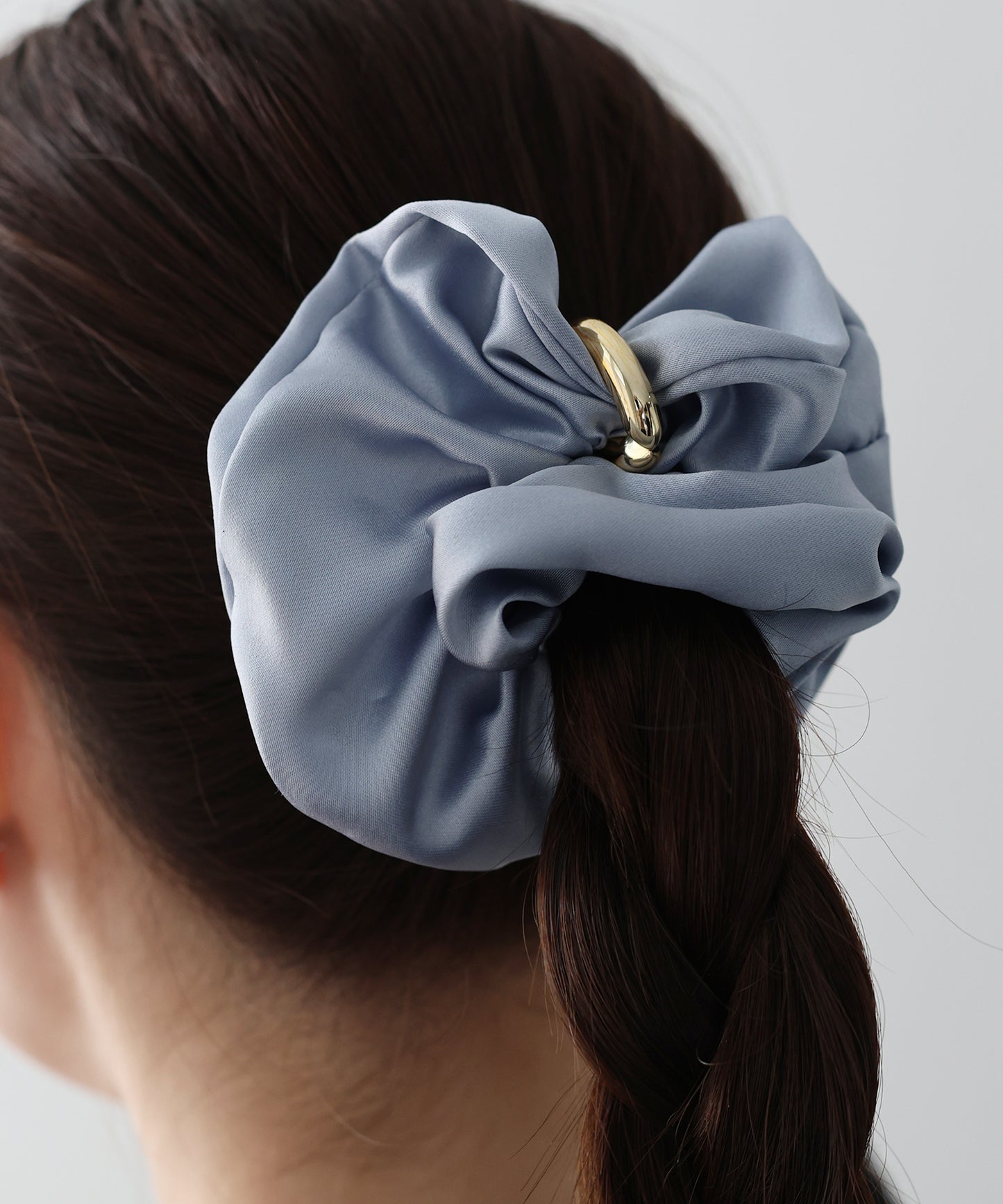 【早割5％OFF】メタルリングサテンシュシュ【ネコポス】