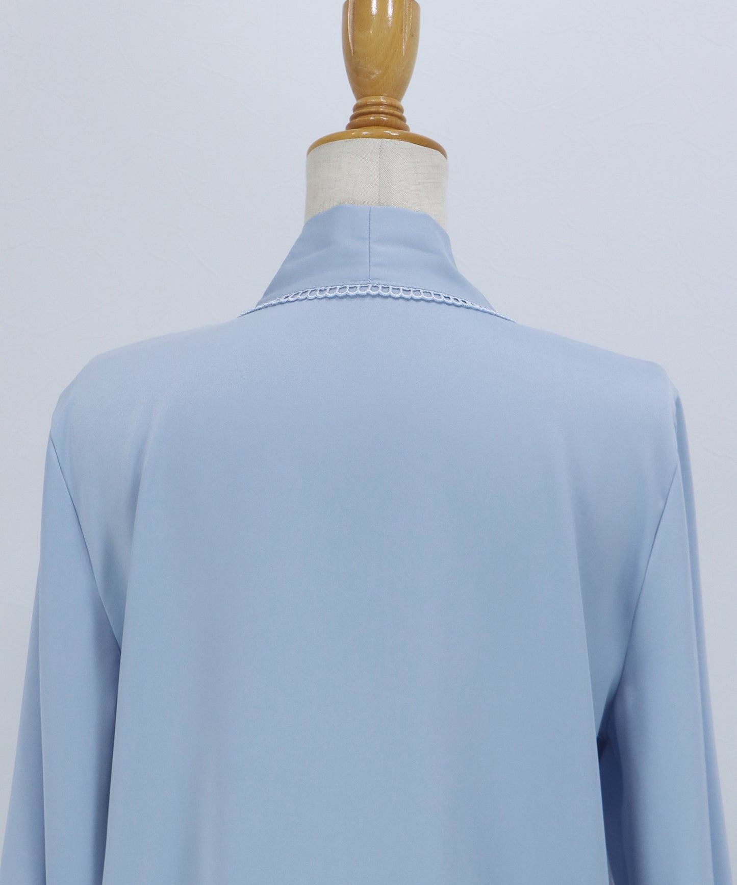 レーストリムリボンブラウス【ネコポス】