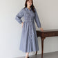 【TIME SALE】シャーリングシャツワンピース